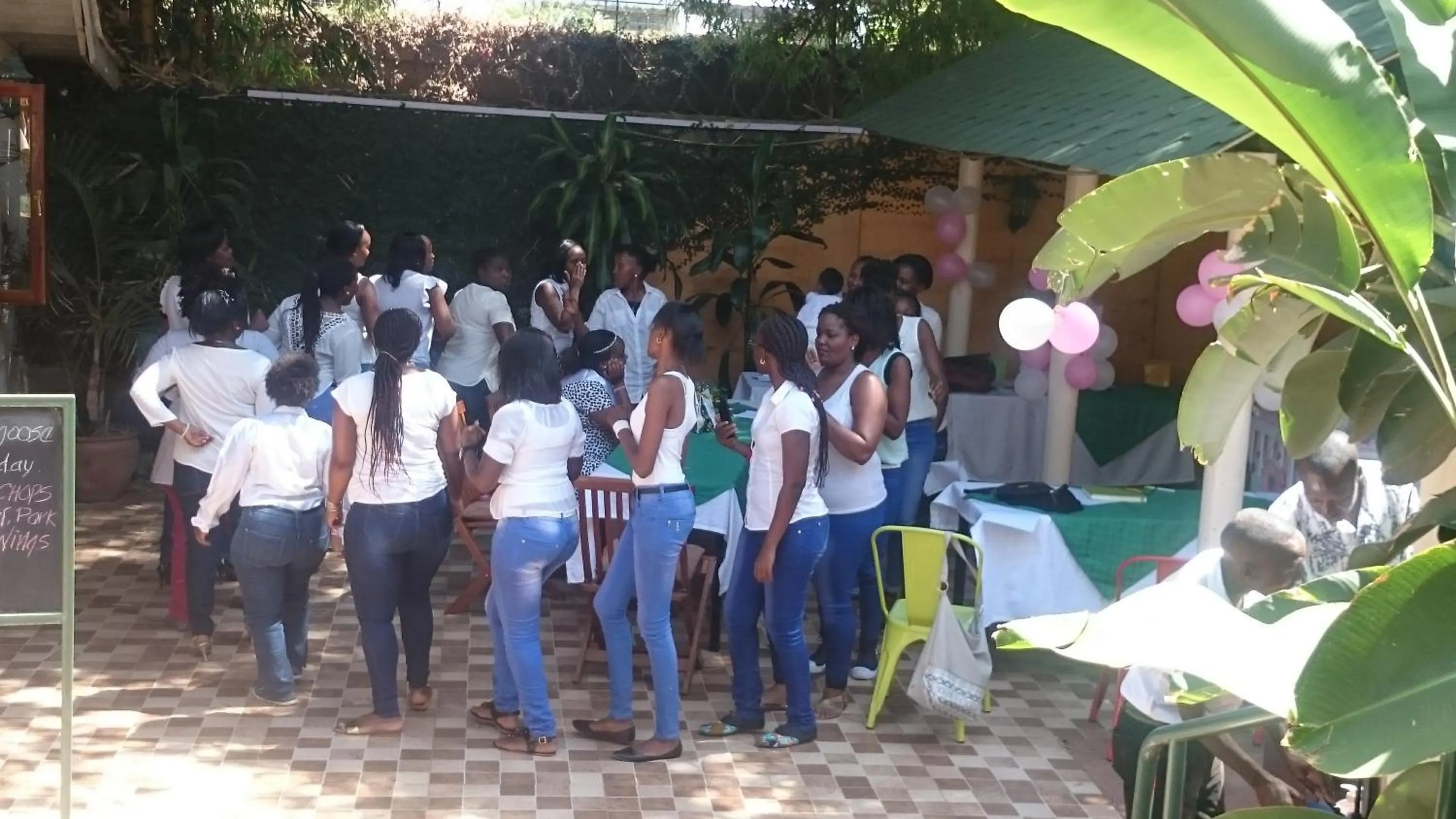 group of guests in Hotel Riverview Westlands