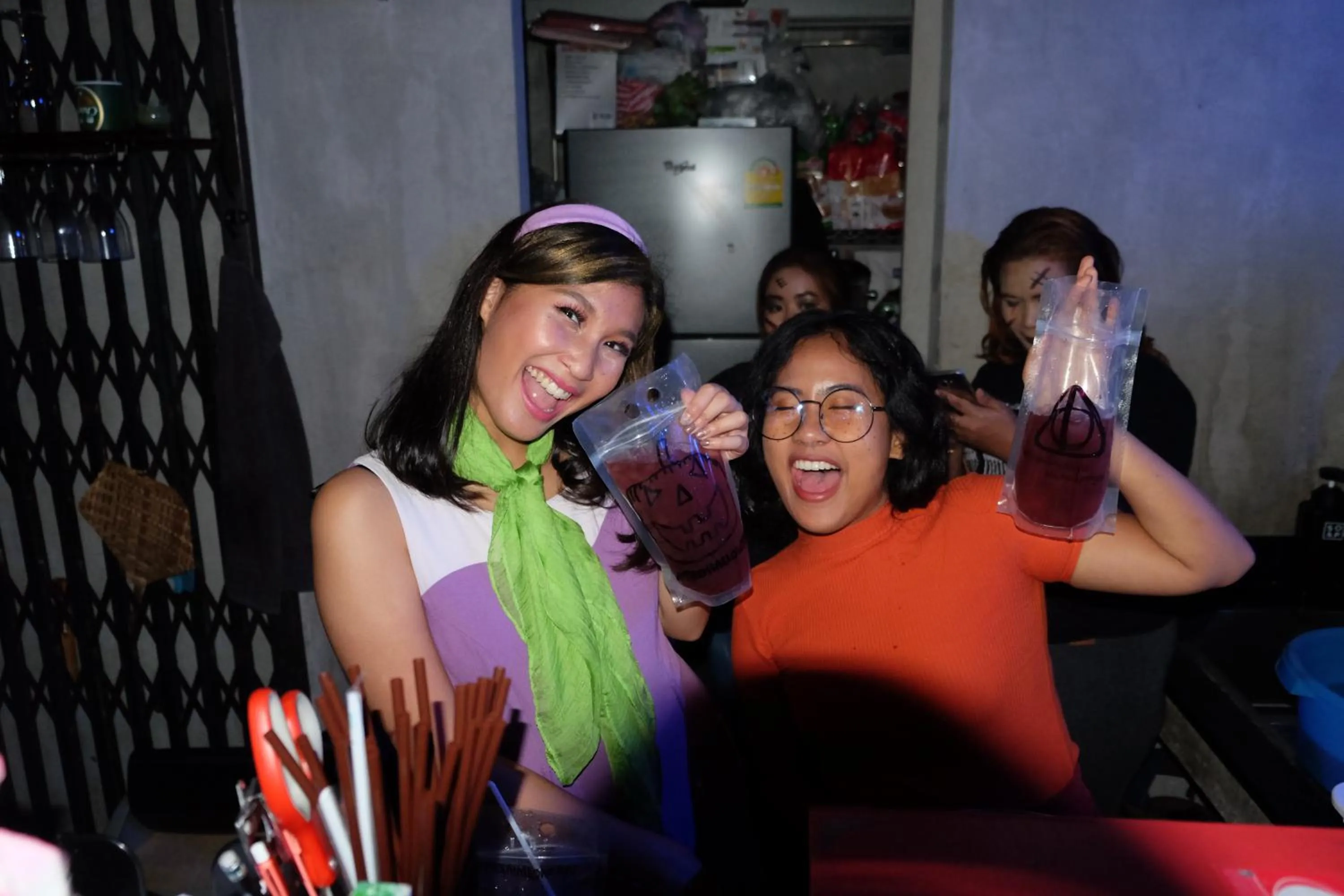 Evening entertainment in BED STATION Hostel Ratchthewi