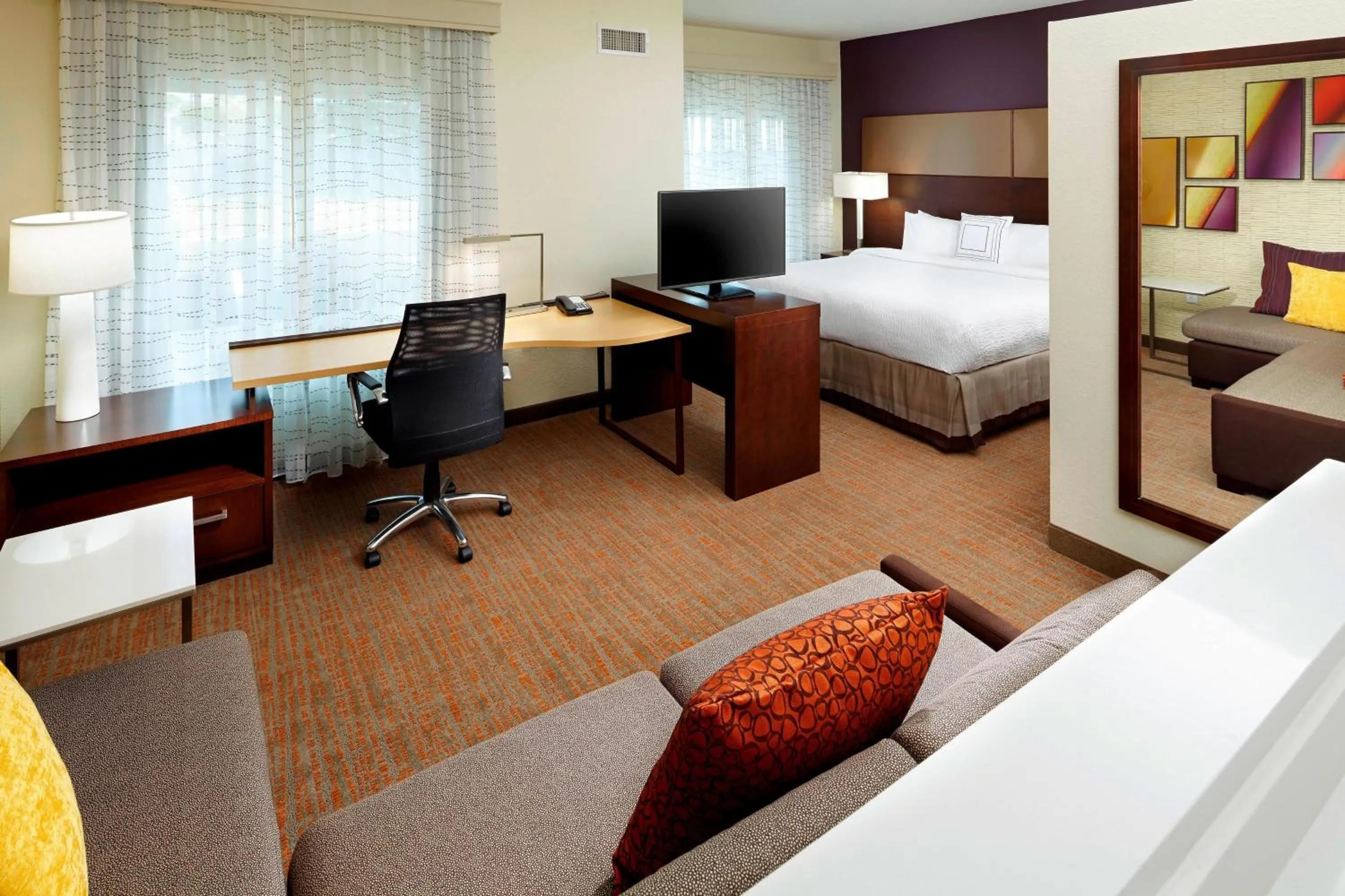 Photo of the whole room, Bed in Residence Inn by Marriott Columbus Dublin