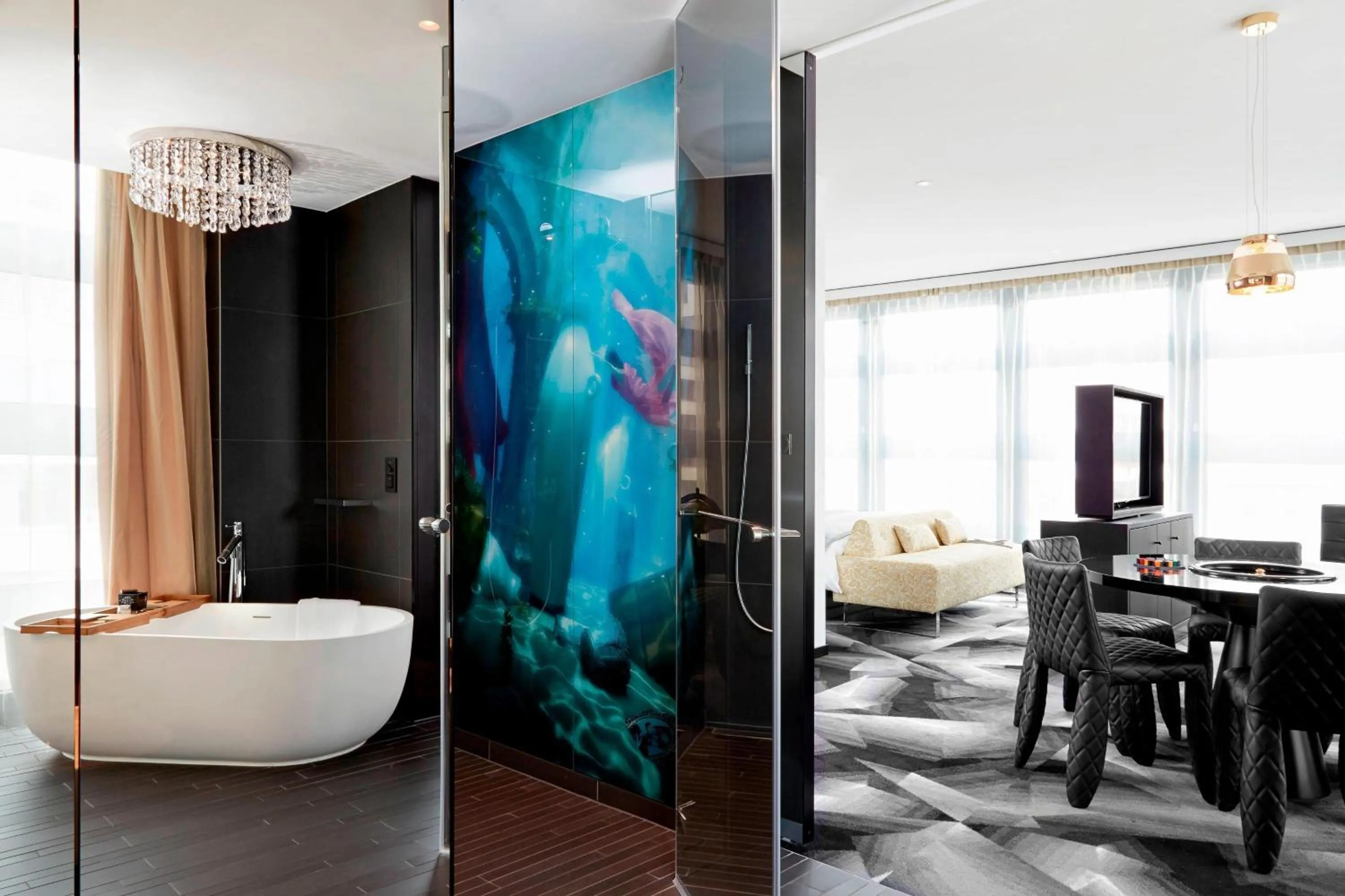 Bathroom in Kameha Grand Zurich, Autograph Collection