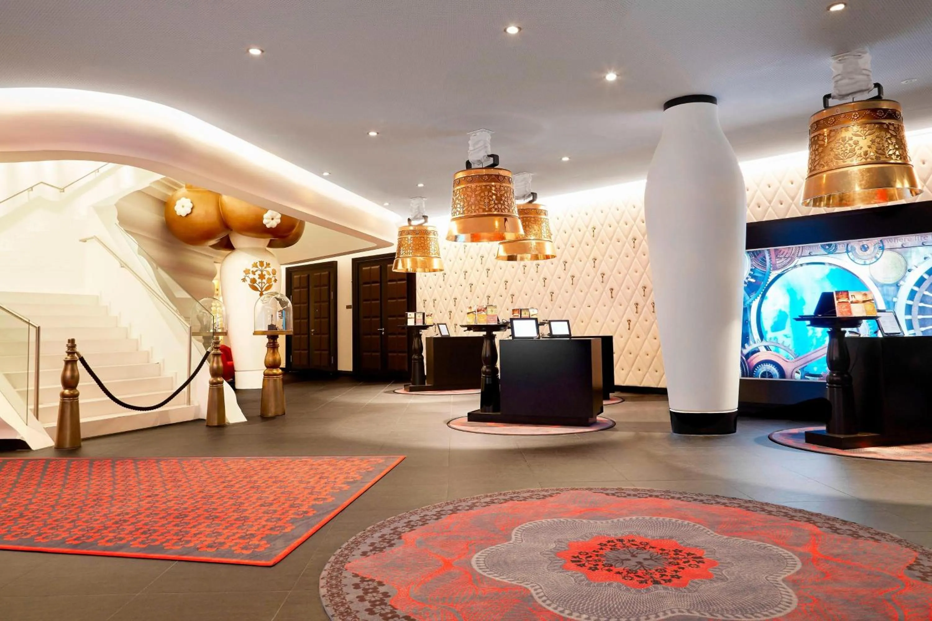 Lobby or reception in Kameha Grand Zurich, Autograph Collection