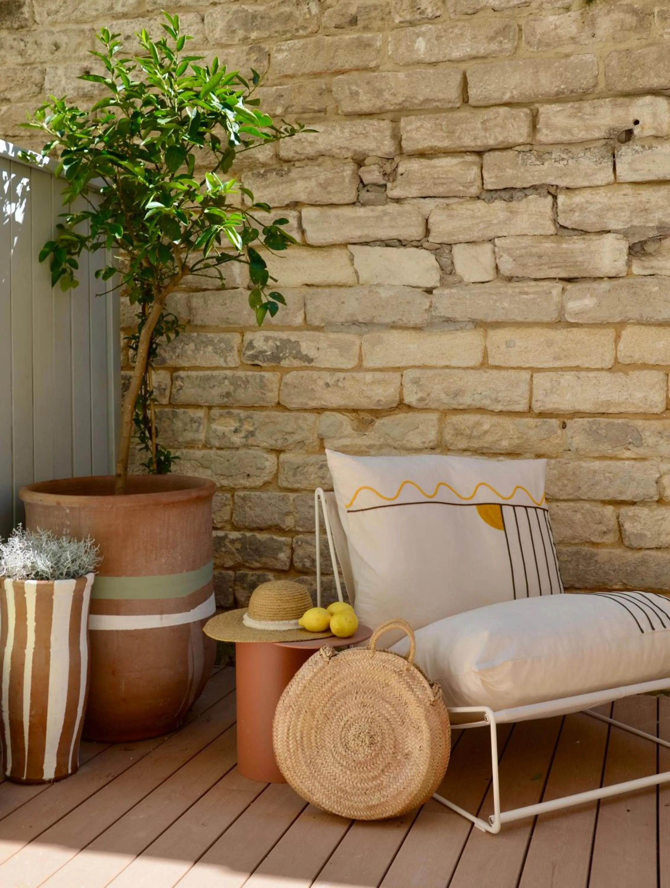 Patio in Hotel Maison Soleil
