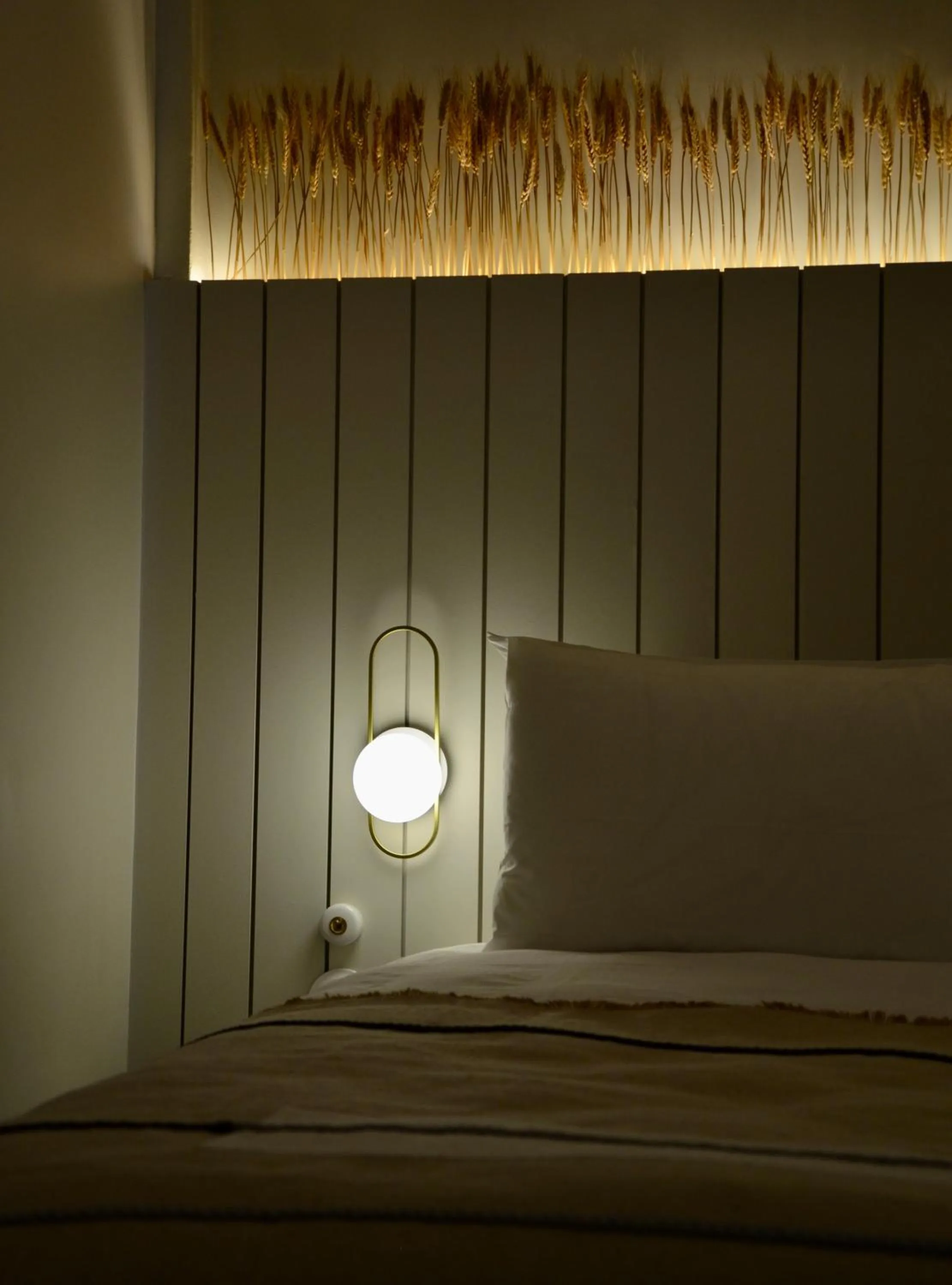 Decorative detail, Bed in Hotel Maison Soleil