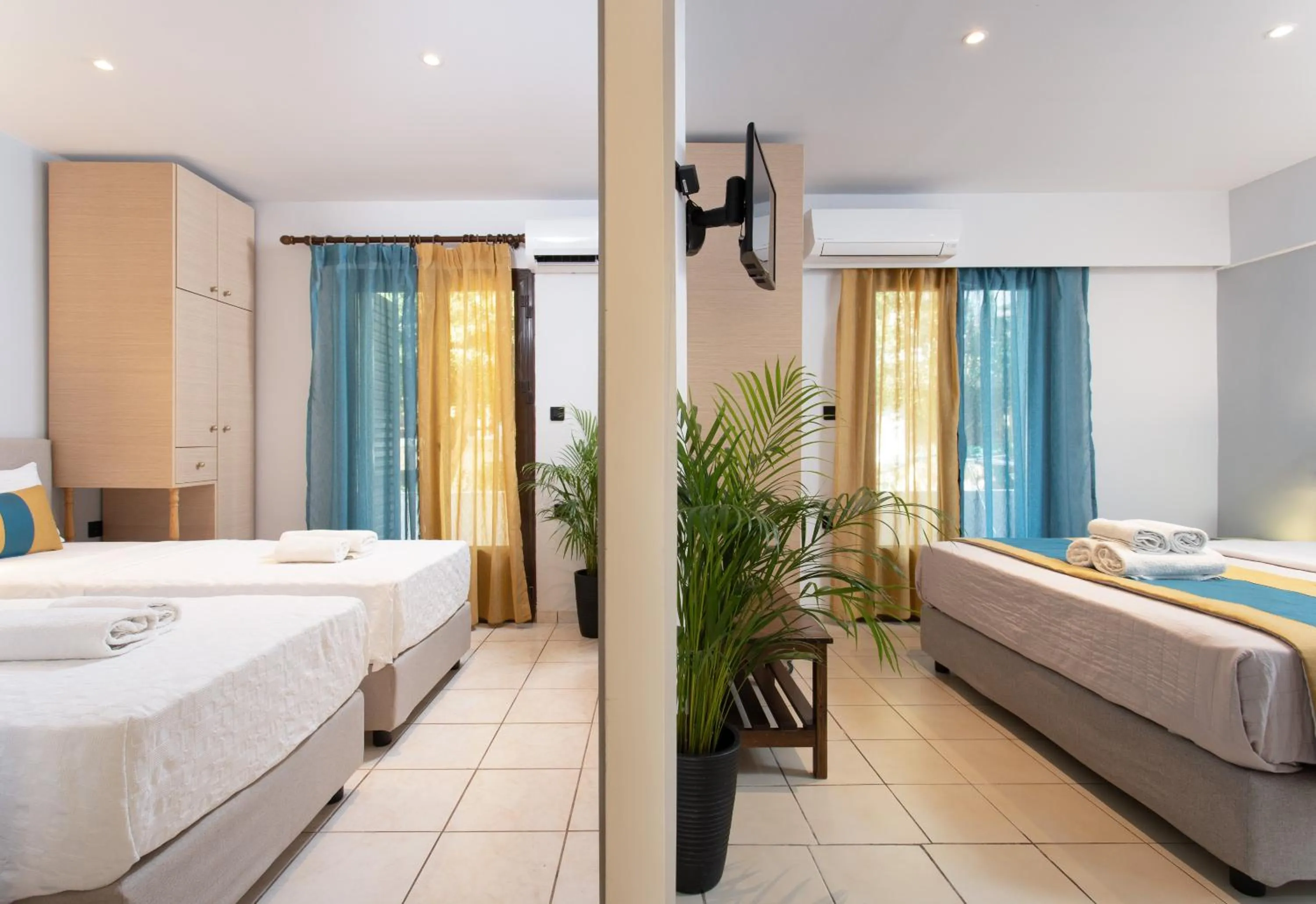 Bedroom, Bed in Monemvasia Green Apartments