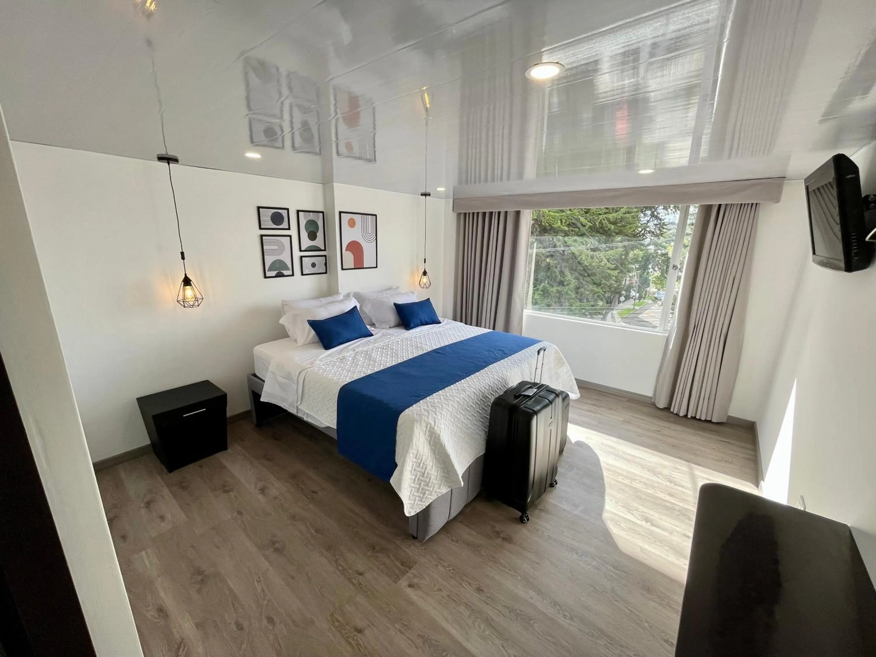 Bed in Hotel Embajada 44