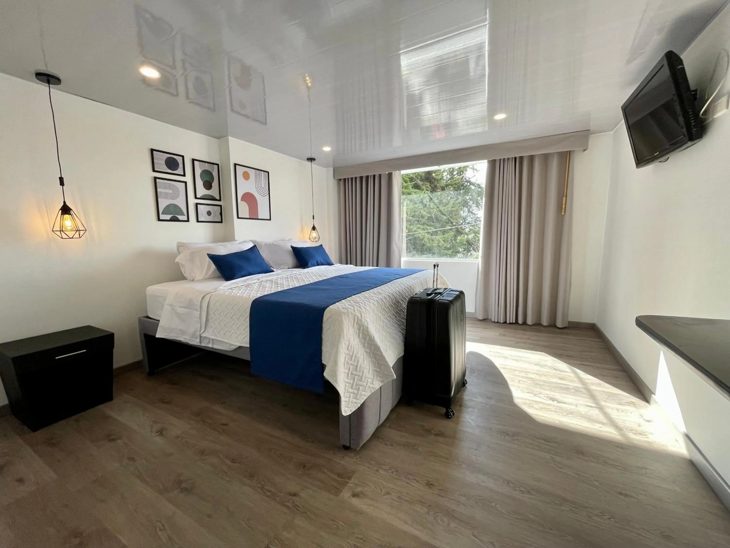 Bed in Hotel Embajada 44