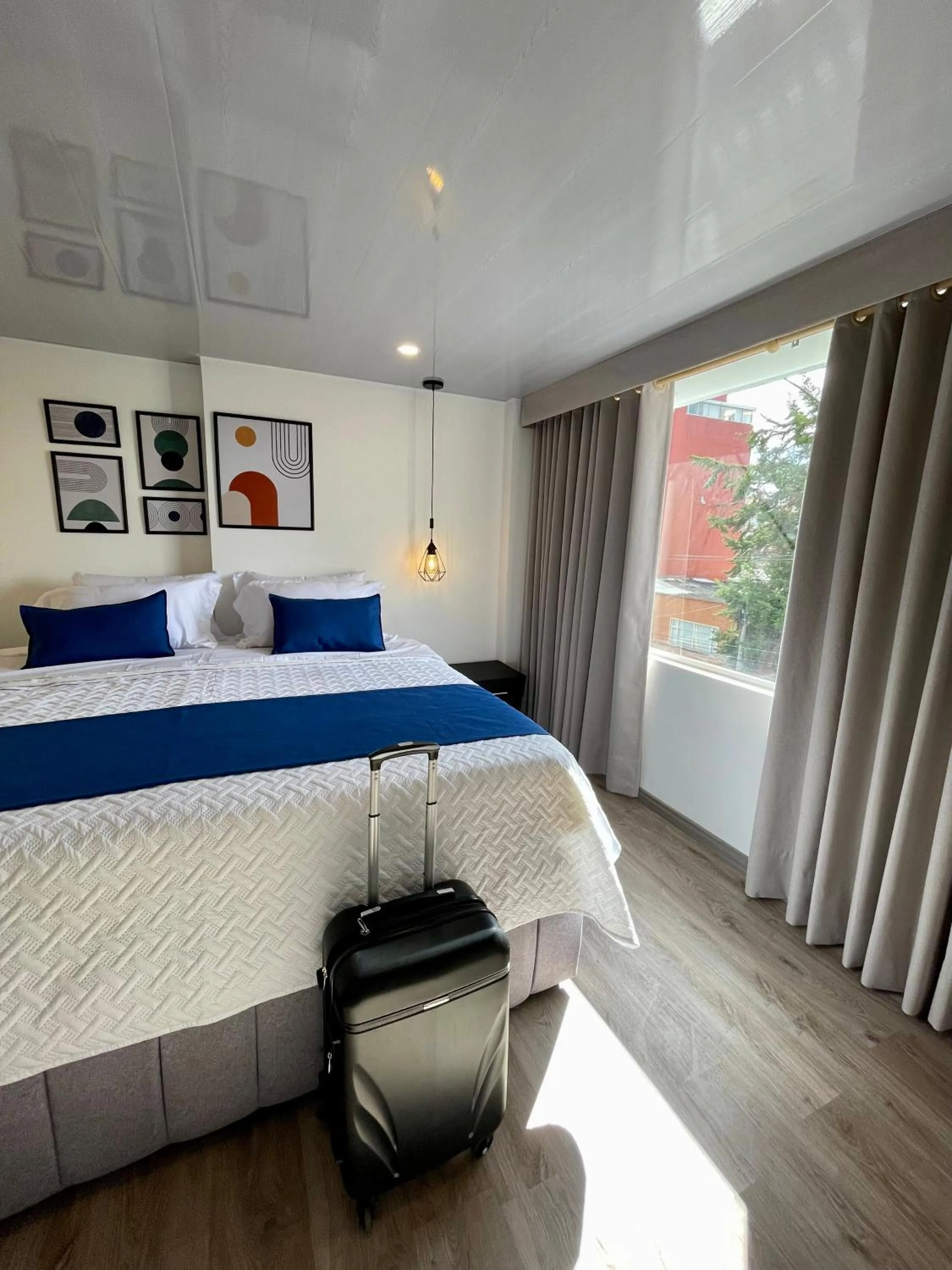 Bed in Hotel Embajada 44