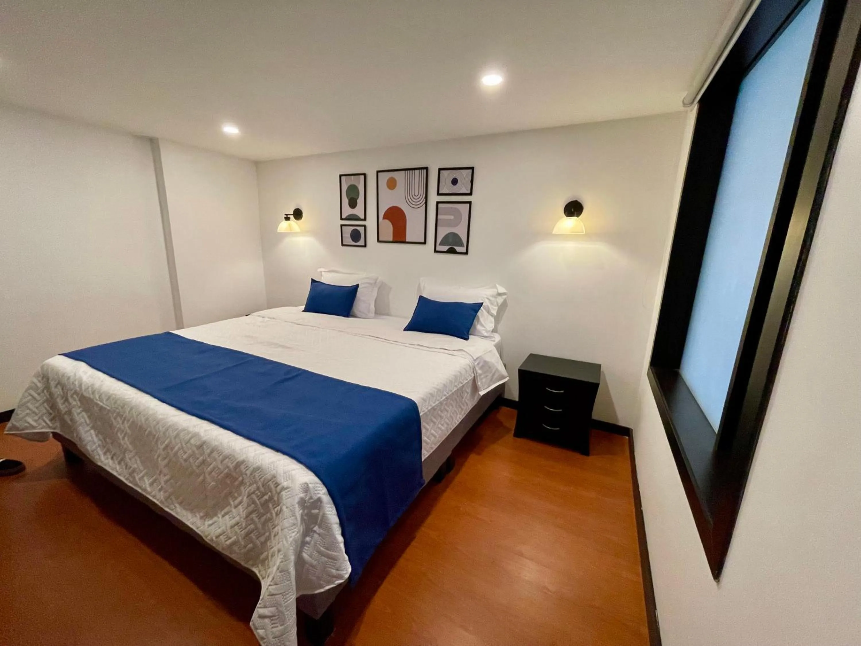 Bed in Hotel Embajada 44