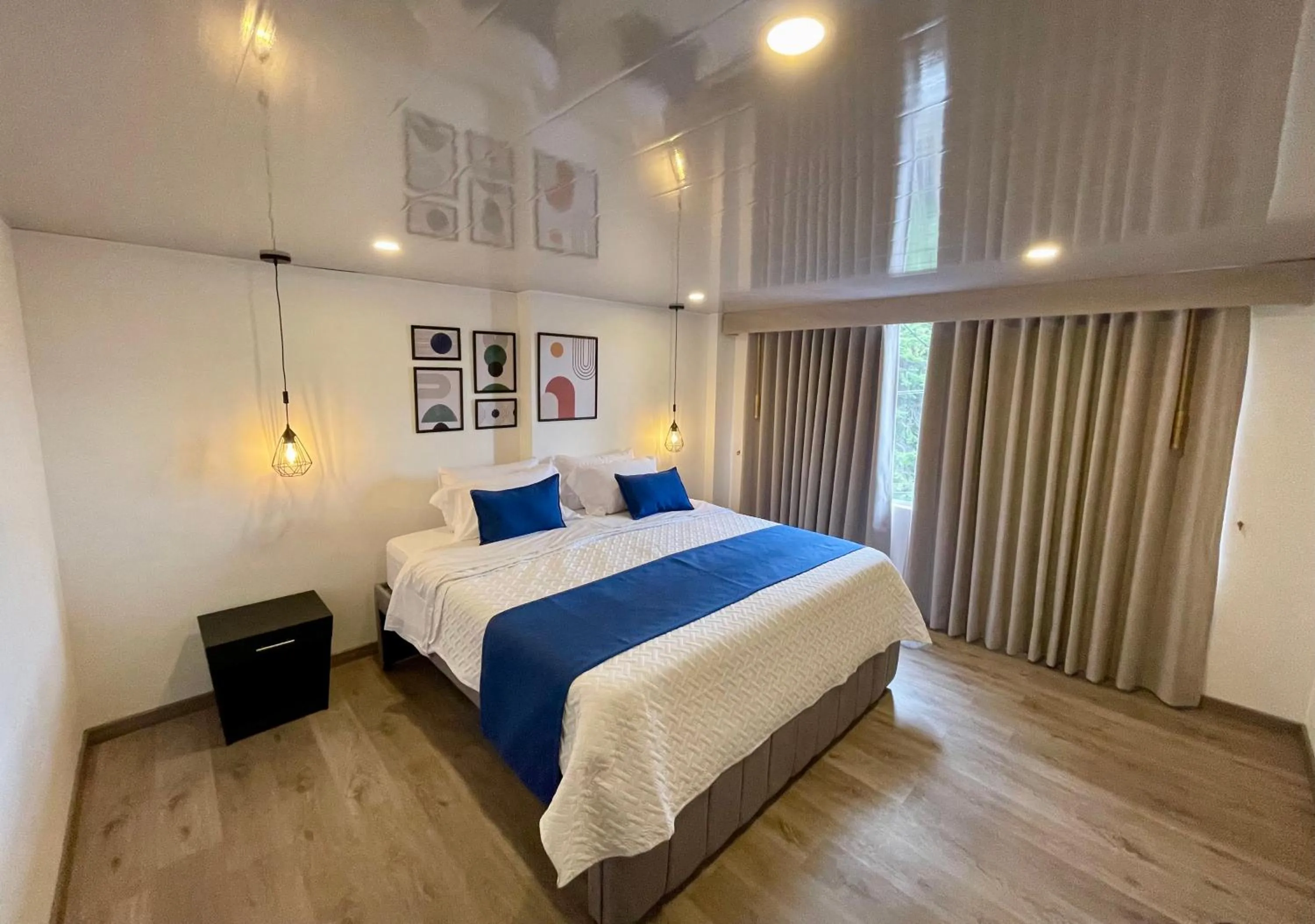 Bed in Hotel Embajada 44