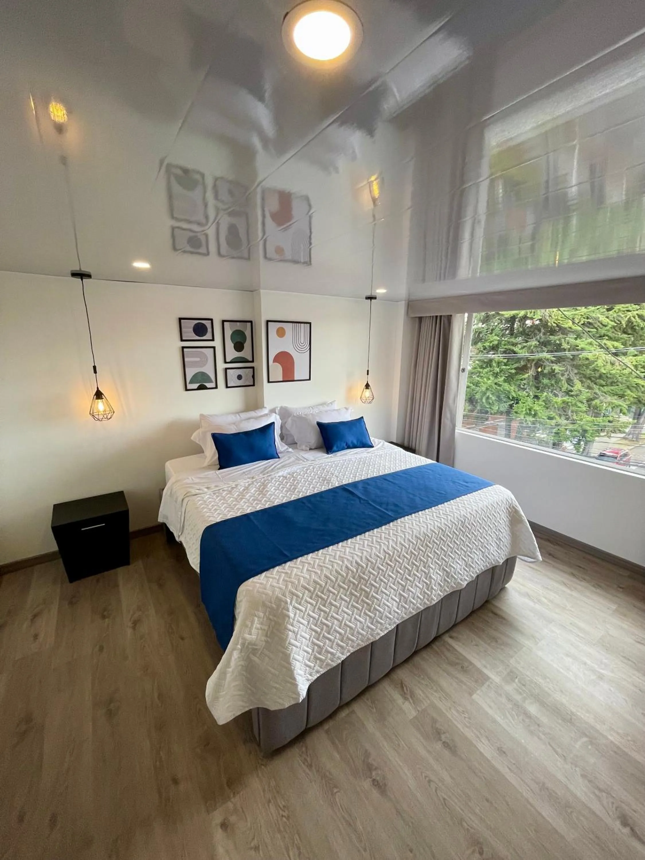 Bed in Hotel Embajada 44