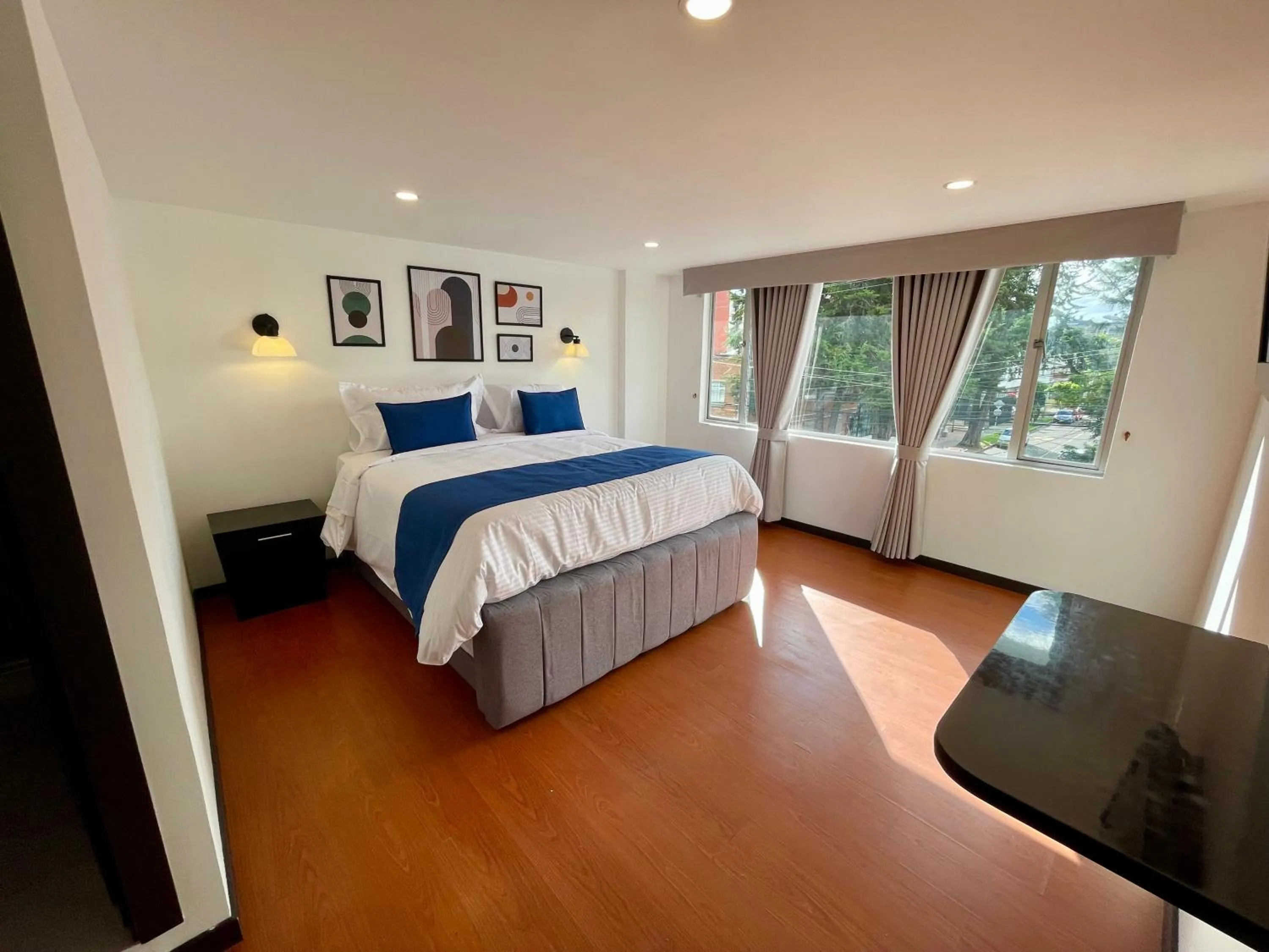 Bed in Hotel Embajada 44