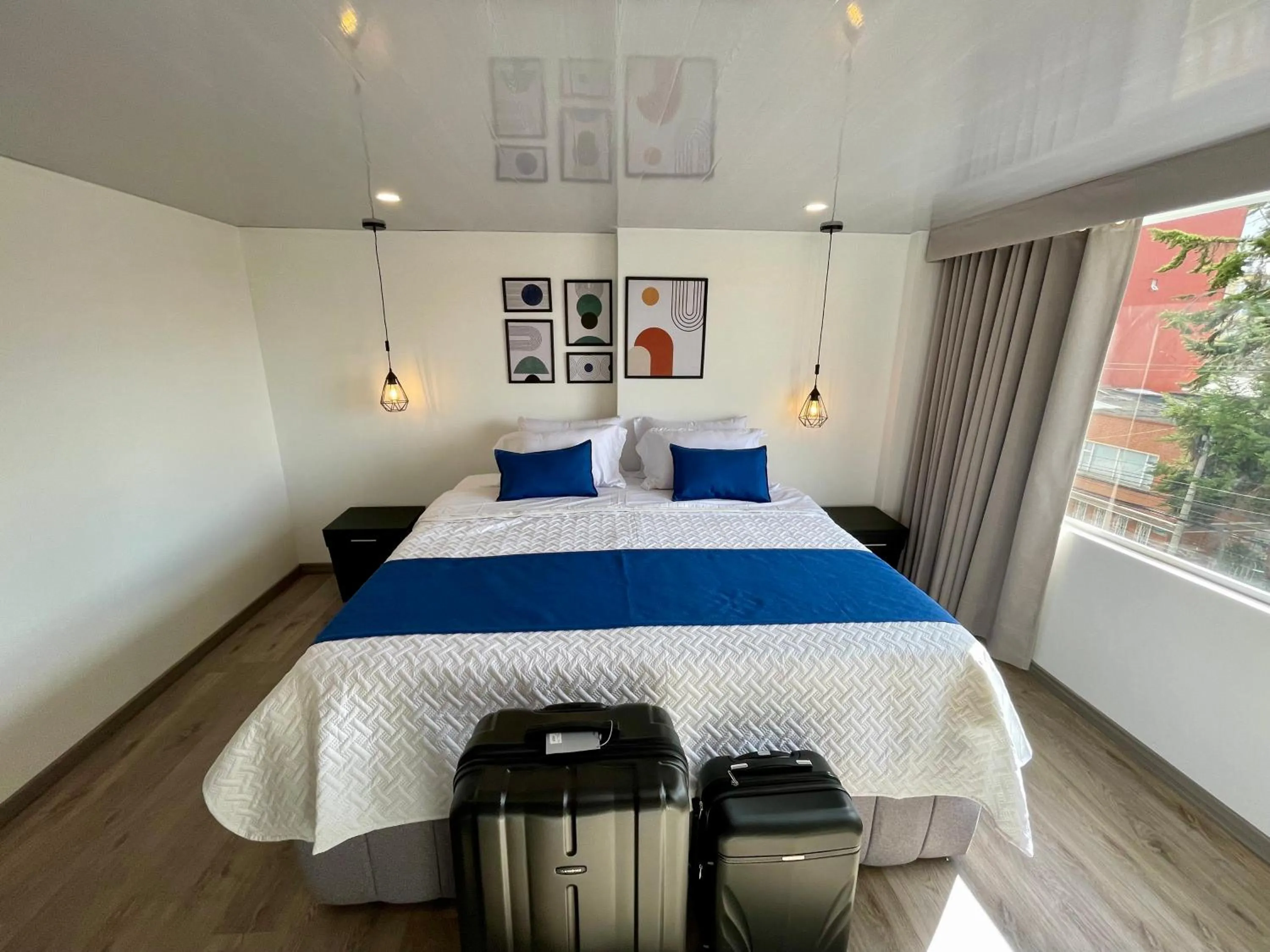 Bed in Hotel Embajada 44