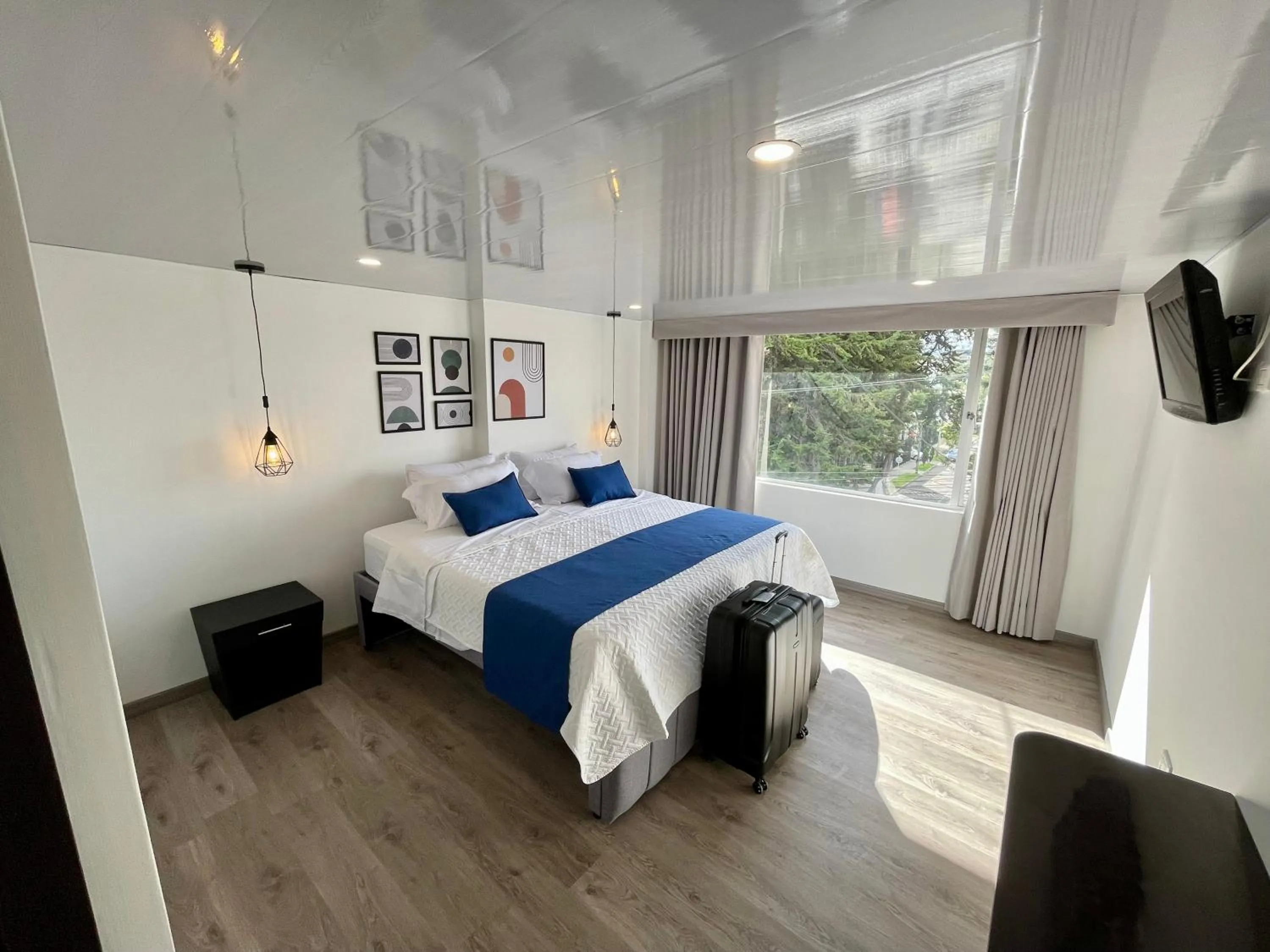 Bed in Hotel Embajada 44