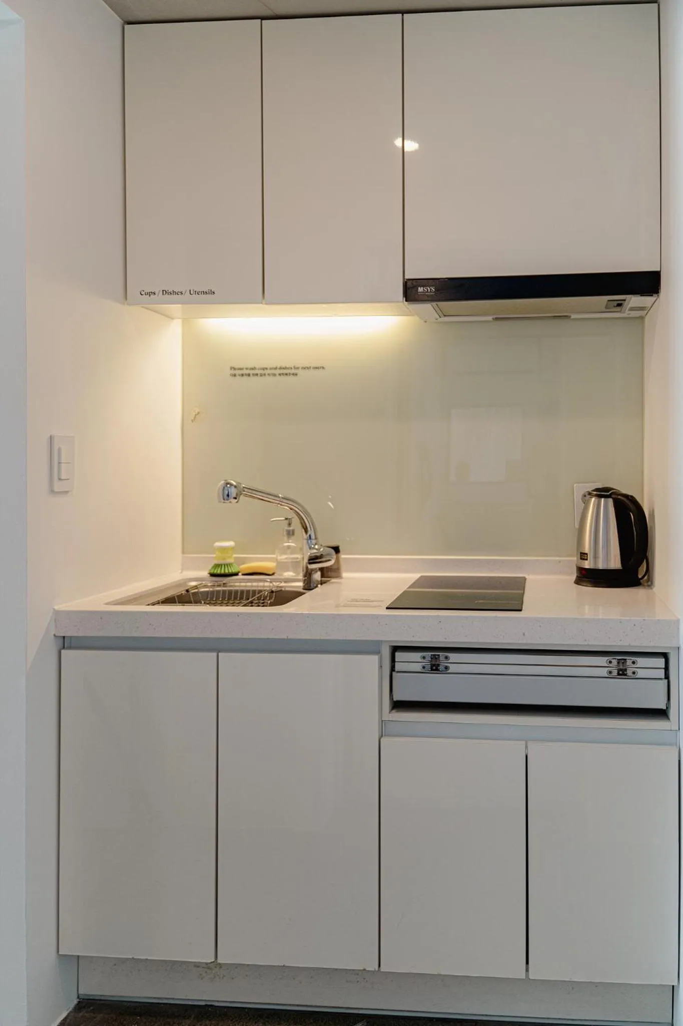 Kitchen or kitchenette in The Phase Boutique Hotel 동대문