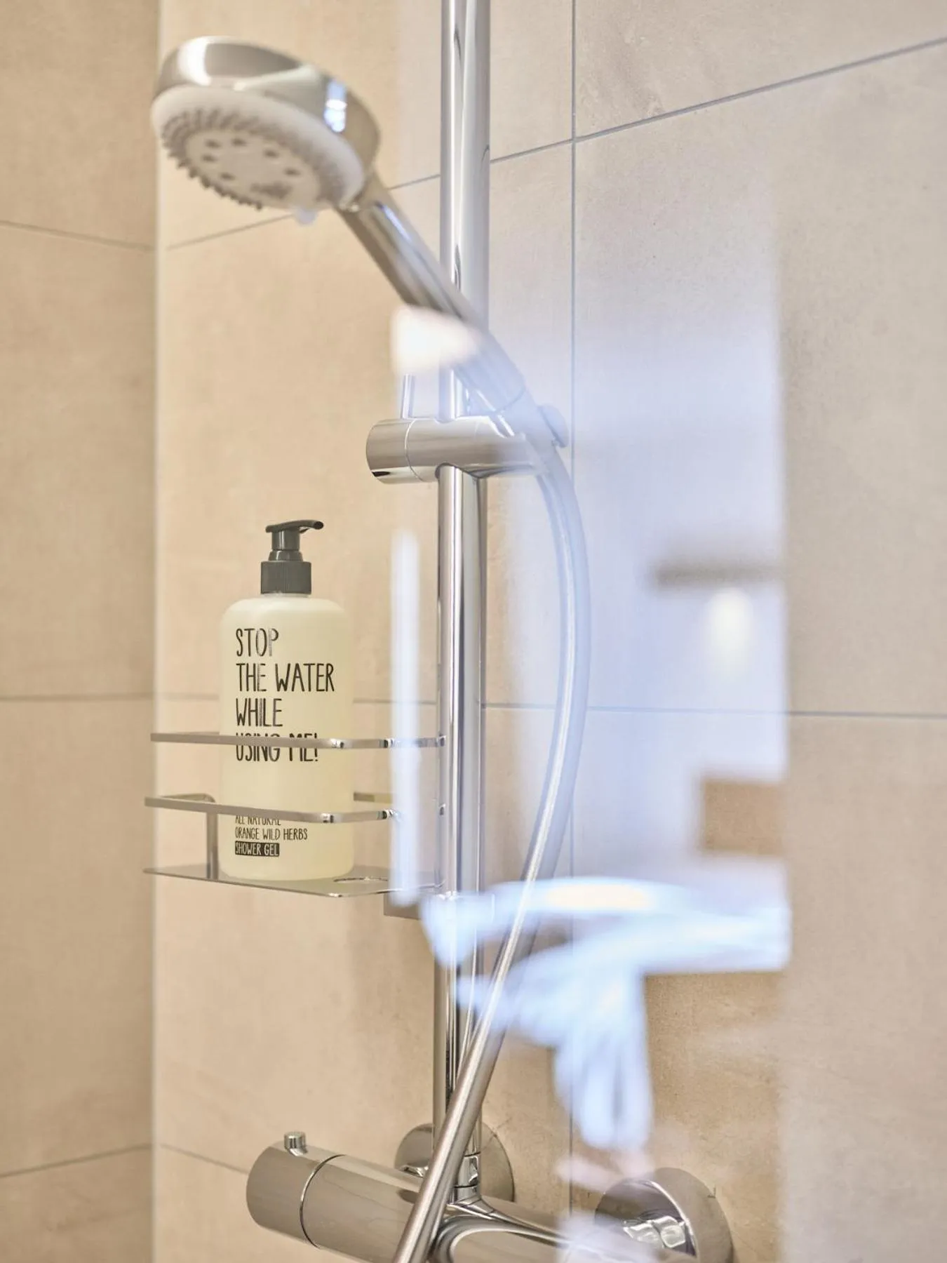 Shower in Panoramahotel Fliesserhof