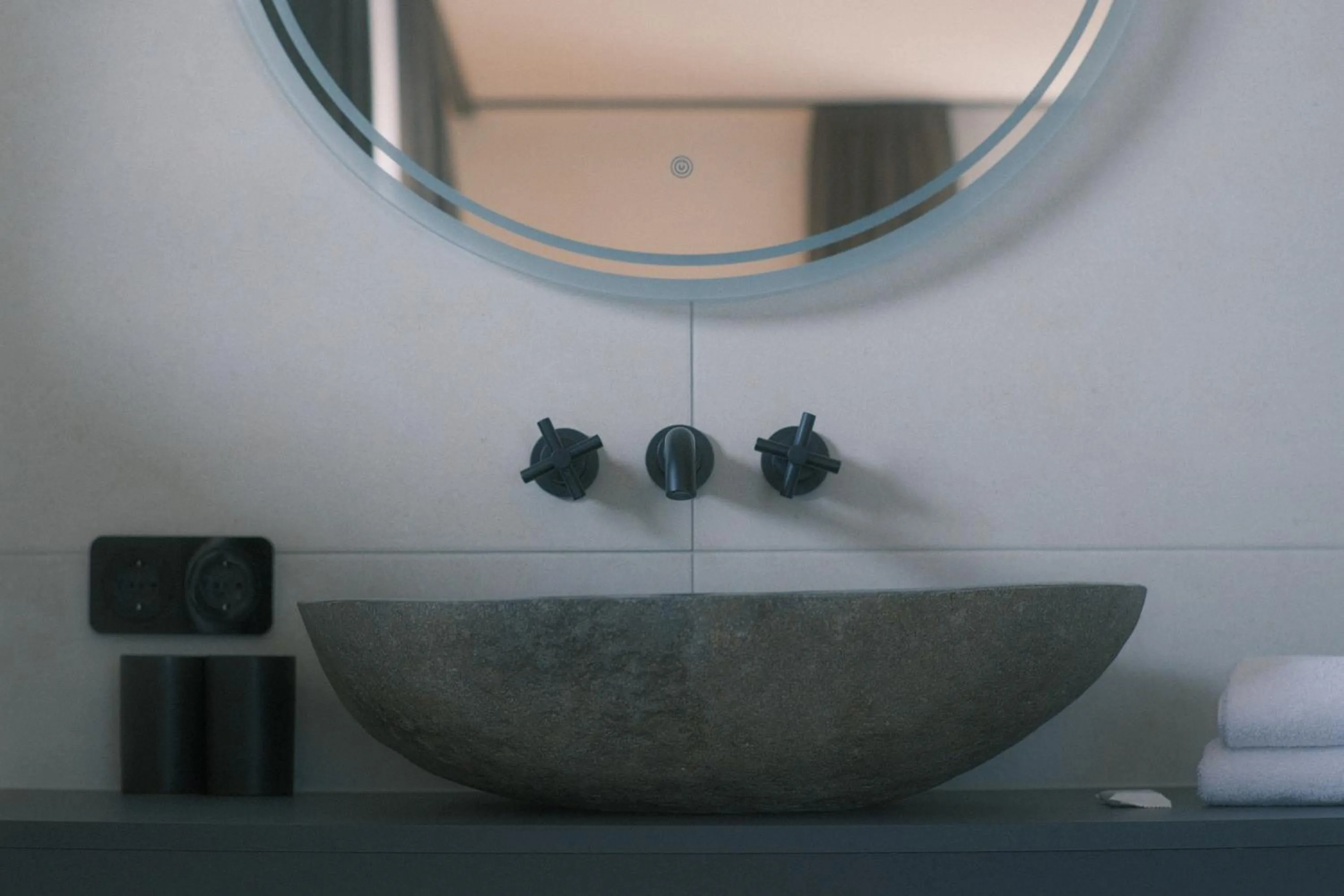 Bathroom in Panoramahotel Fliesserhof