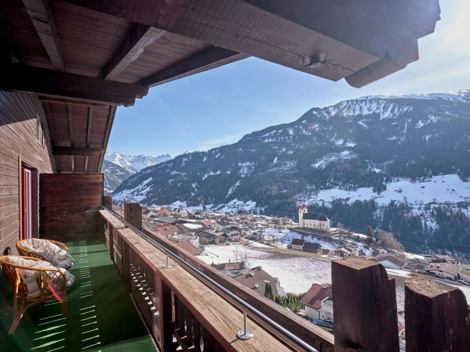 View (from property/room) in Panoramahotel Fliesserhof