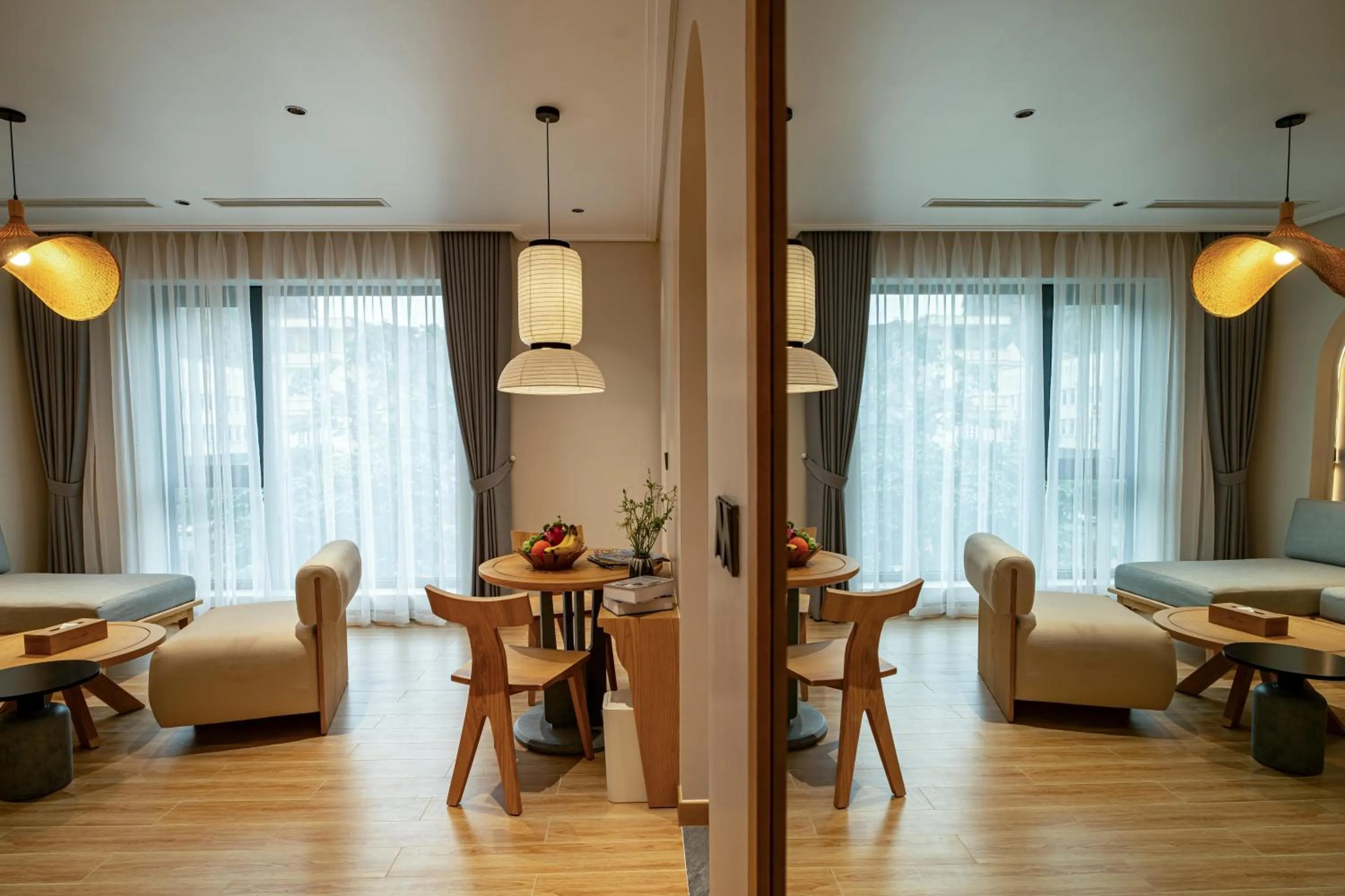 Living room in Nam Dat Hotel by D'Lecia Ha Long