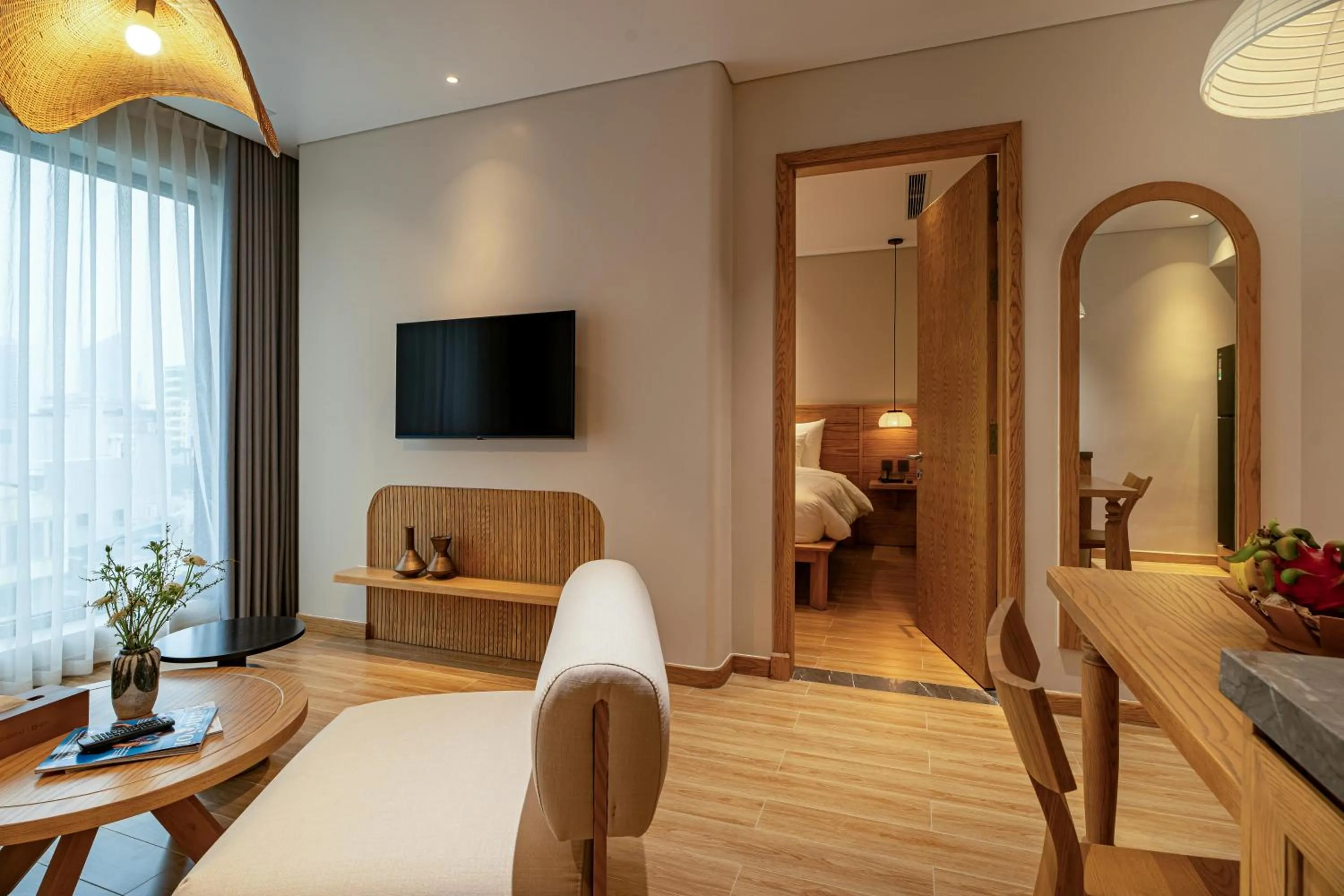 Living room in Nam Dat Hotel by D'Lecia Ha Long