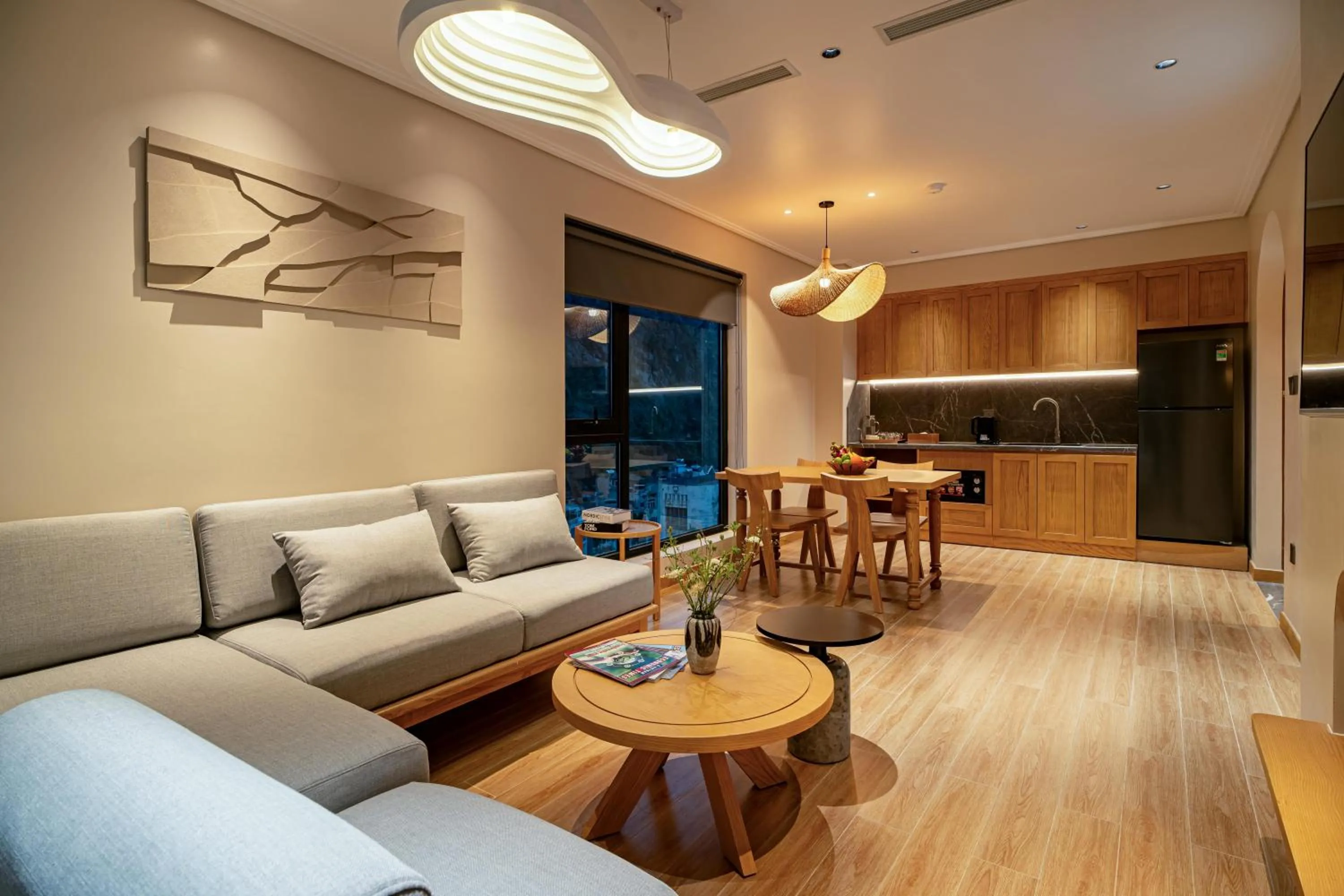 Seating area in Nam Dat Hotel by D'Lecia Ha Long