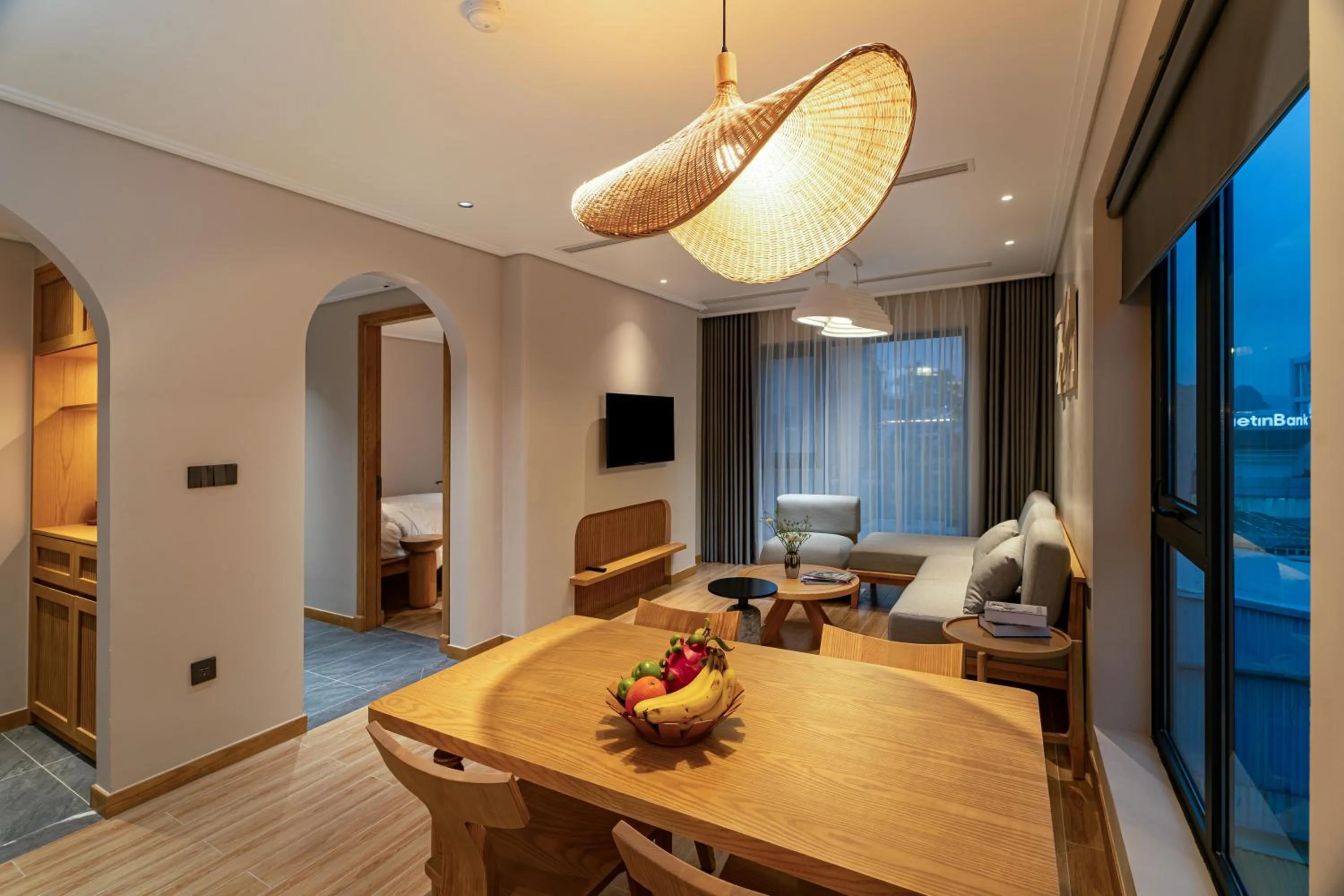 Seating area in Nam Dat Hotel by D'Lecia Ha Long