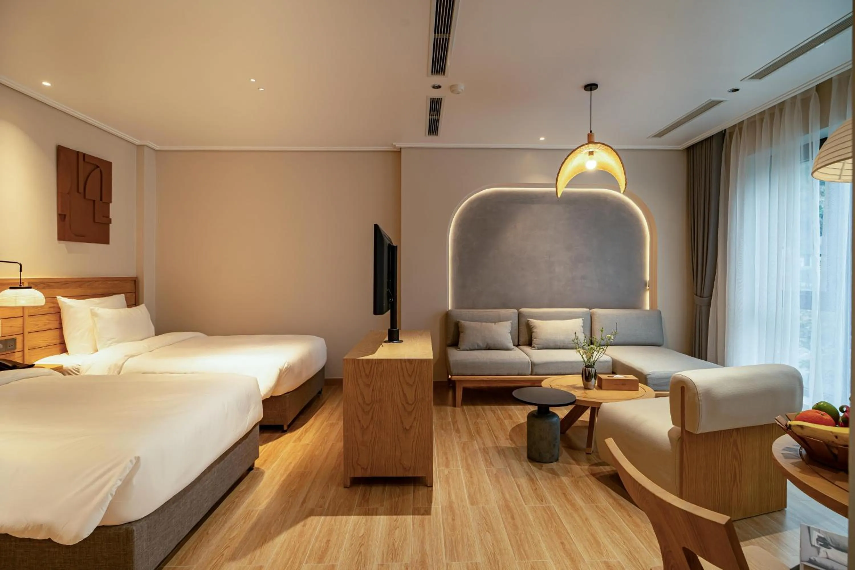 Bed in Nam Dat Hotel by D'Lecia Ha Long