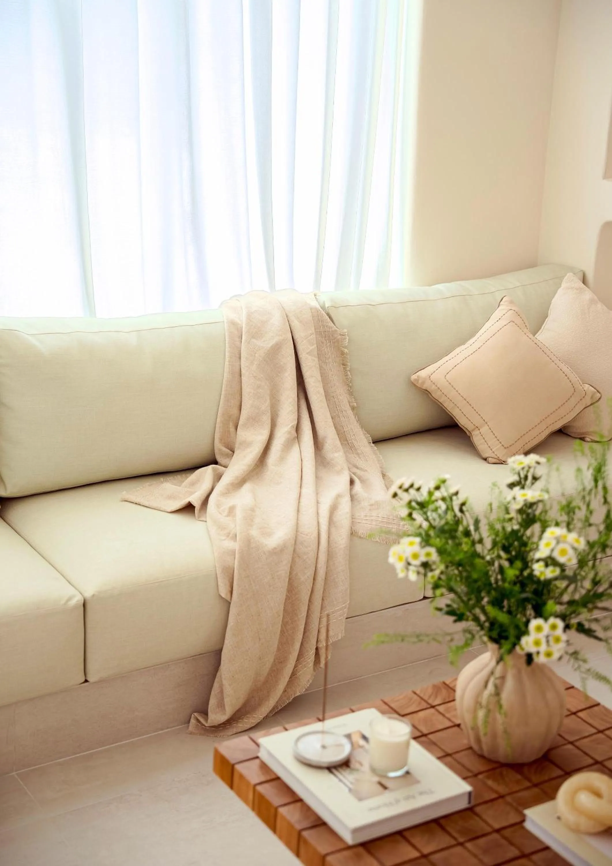 Living room in Mazari Villas