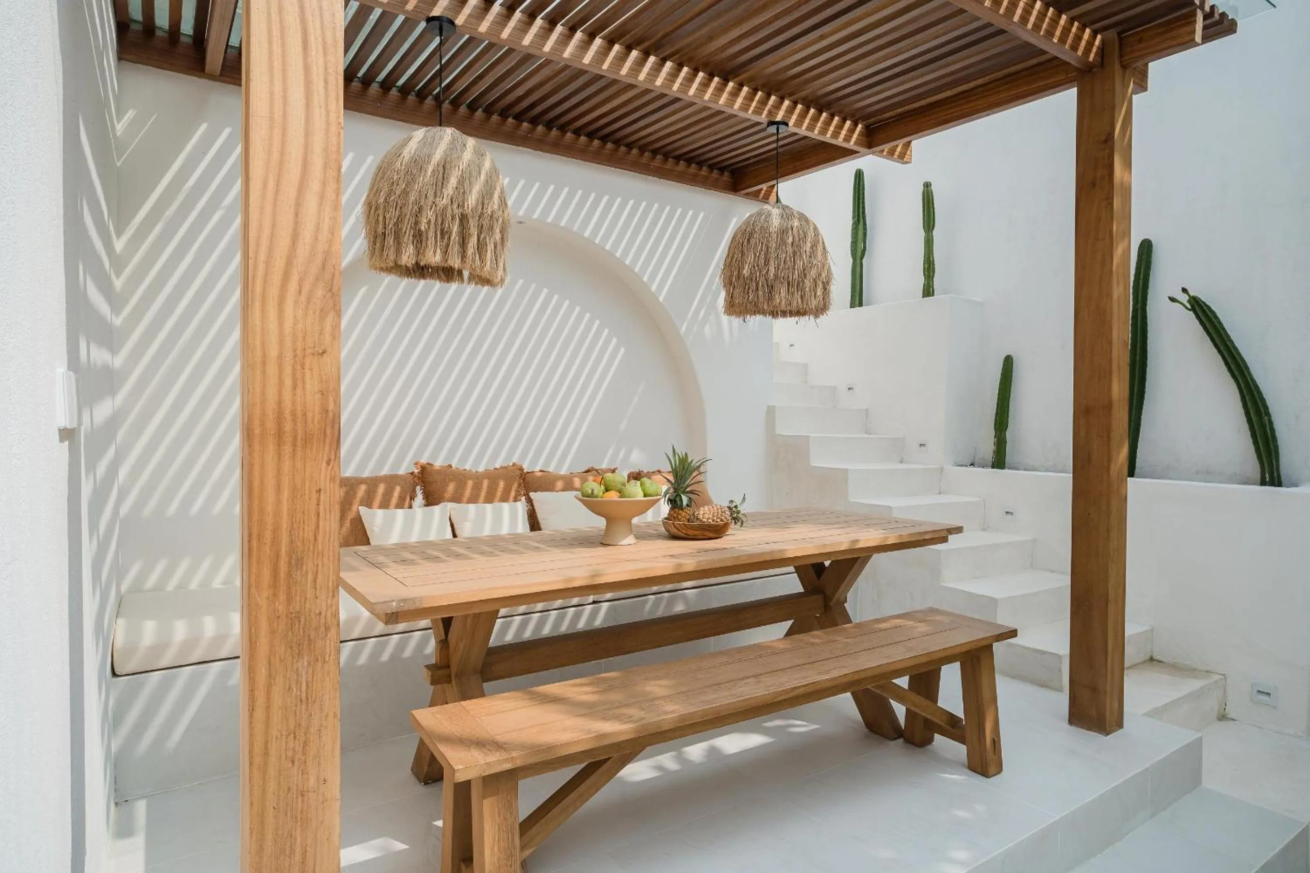 Dining area in Mazari Villas
