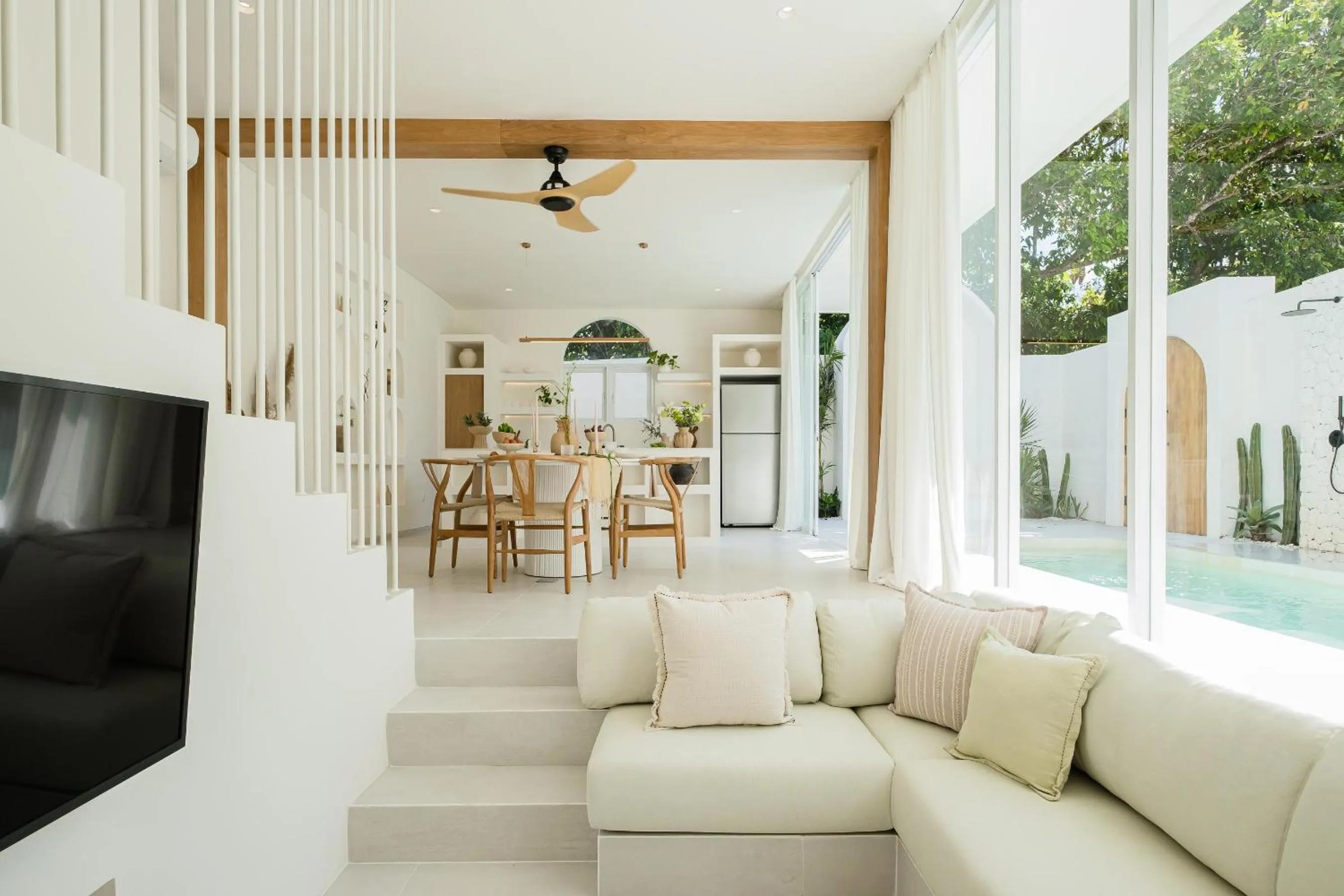 Living room in Mazari Villas