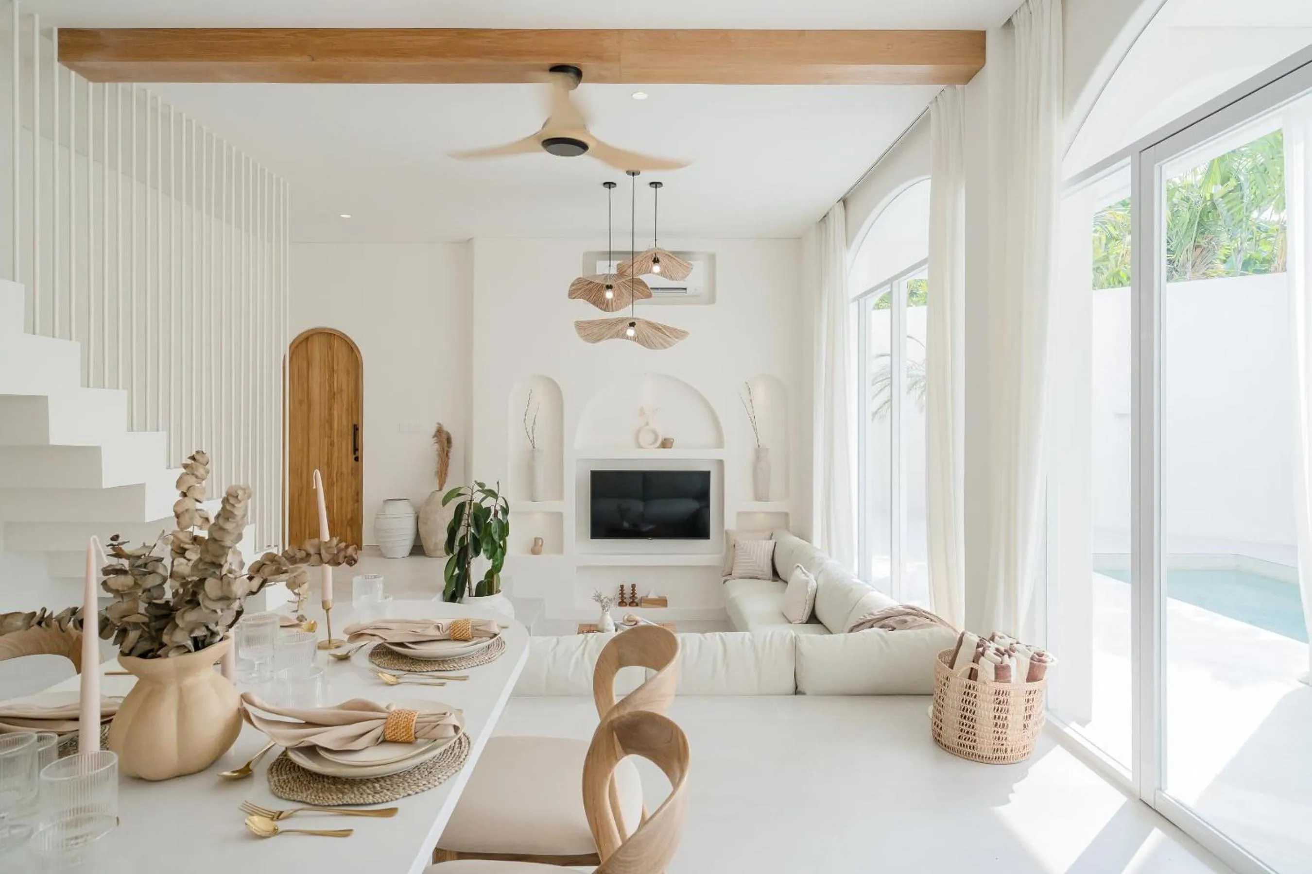 Living room in Mazari Villas