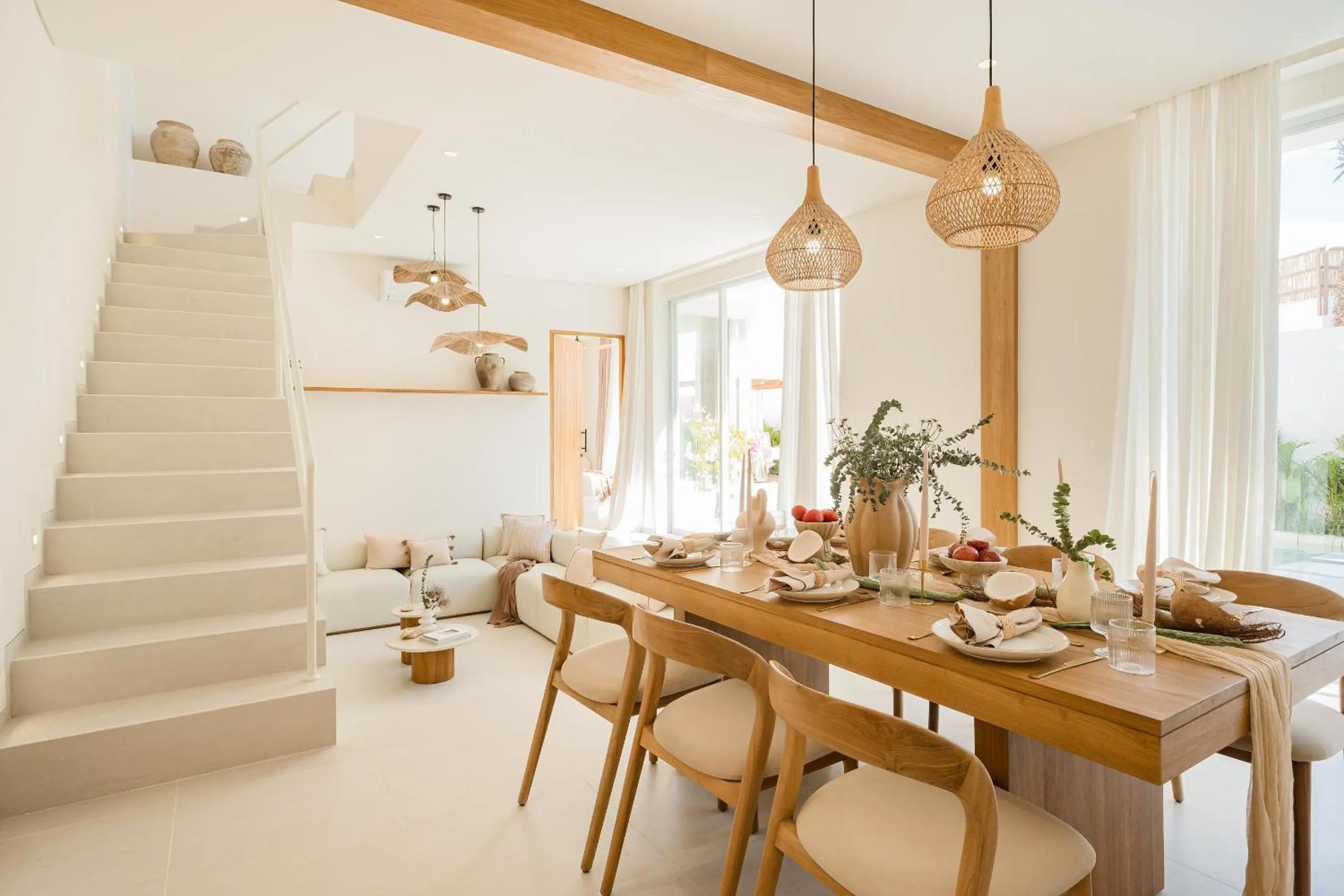 Living room in Mazari Villas