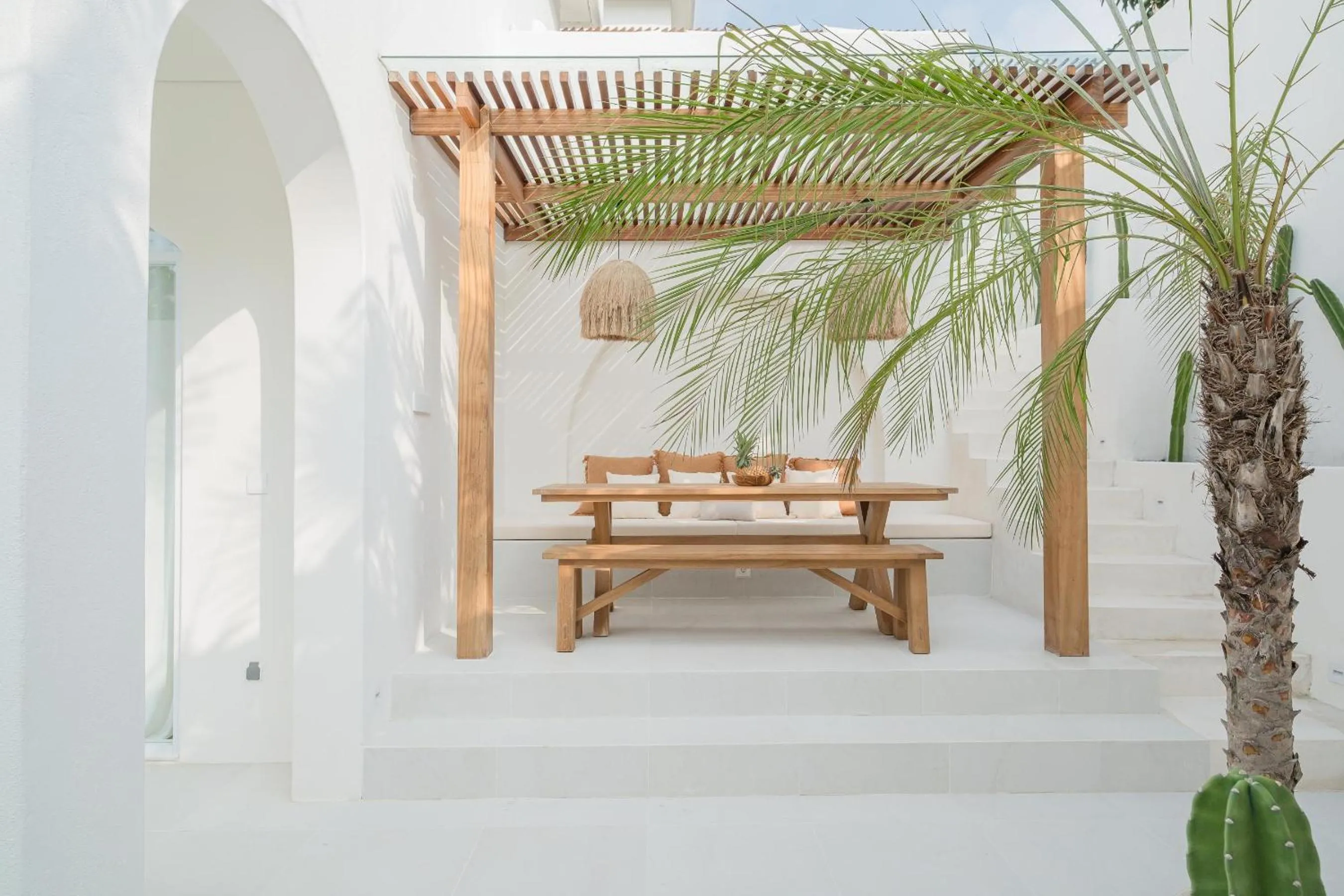 Dining area in Mazari Villas
