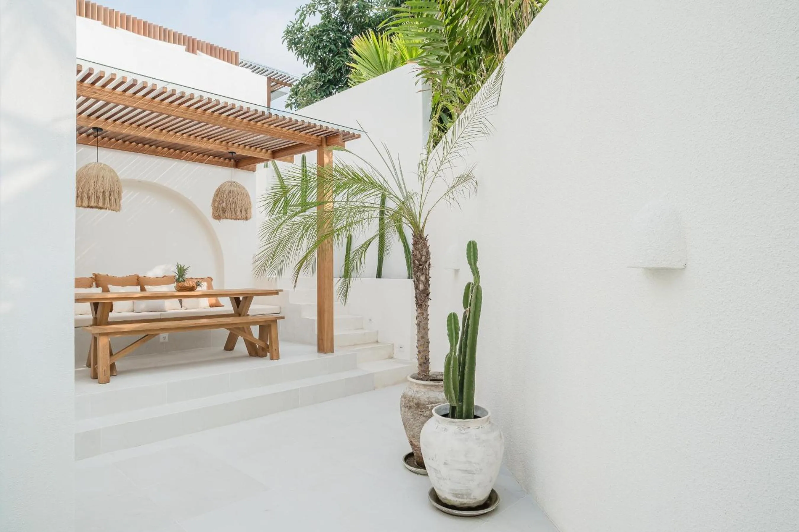 Dining area in Mazari Villas