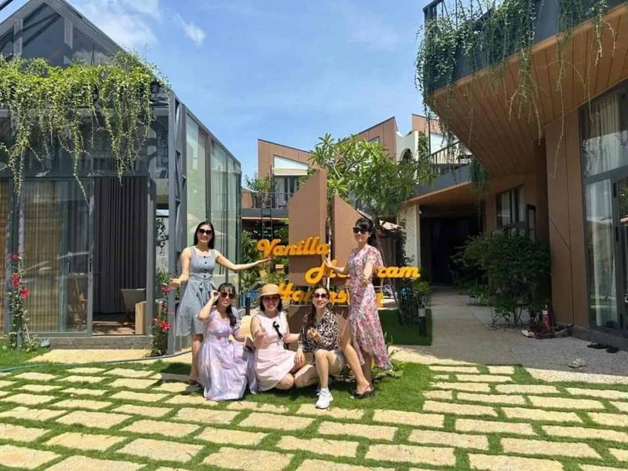 Natural landscape in Vanilla Ho Tram Homestay