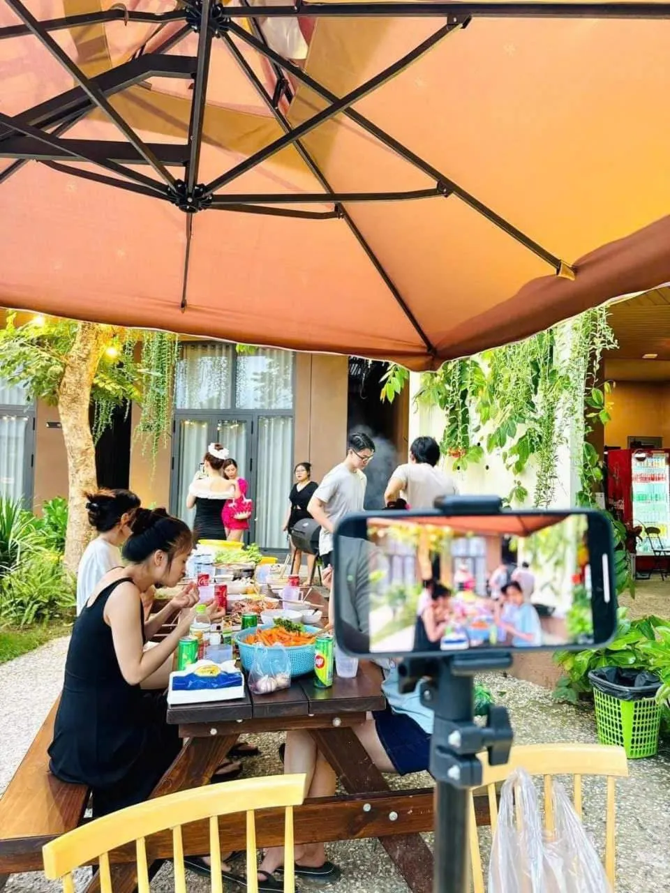Balcony/Terrace in Vanilla Ho Tram Homestay