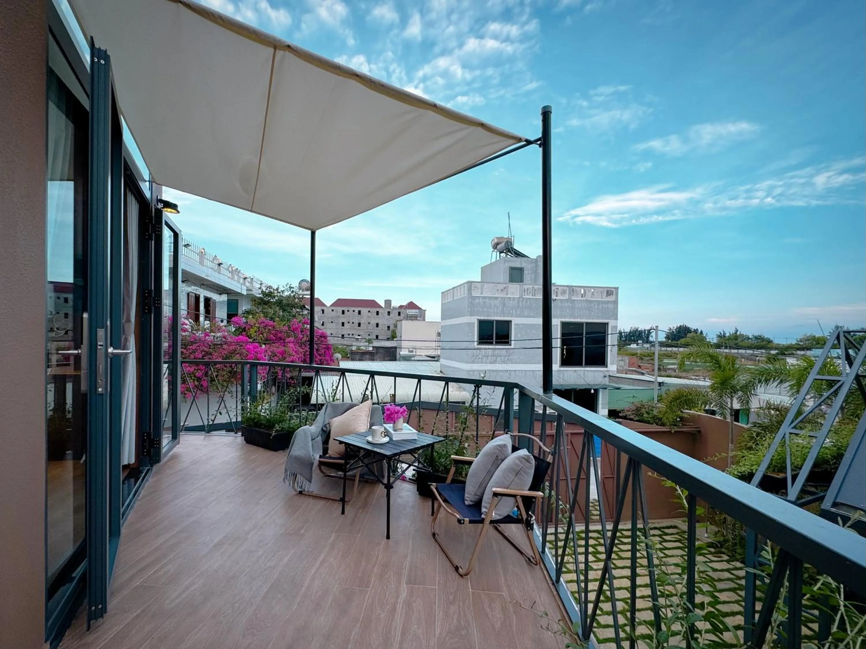 Balcony/Terrace in Vanilla Ho Tram Homestay