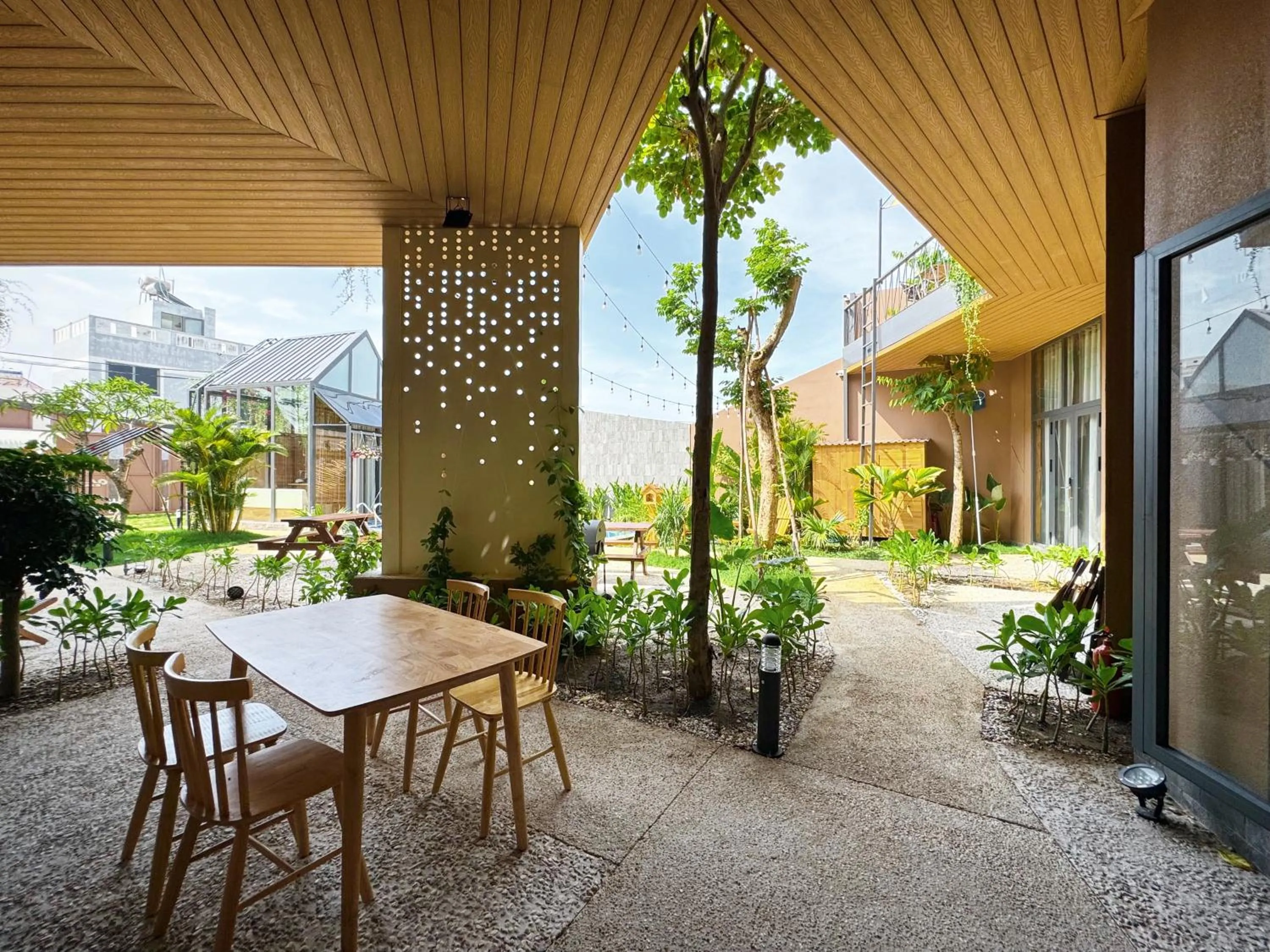 Garden in Vanilla Ho Tram Homestay