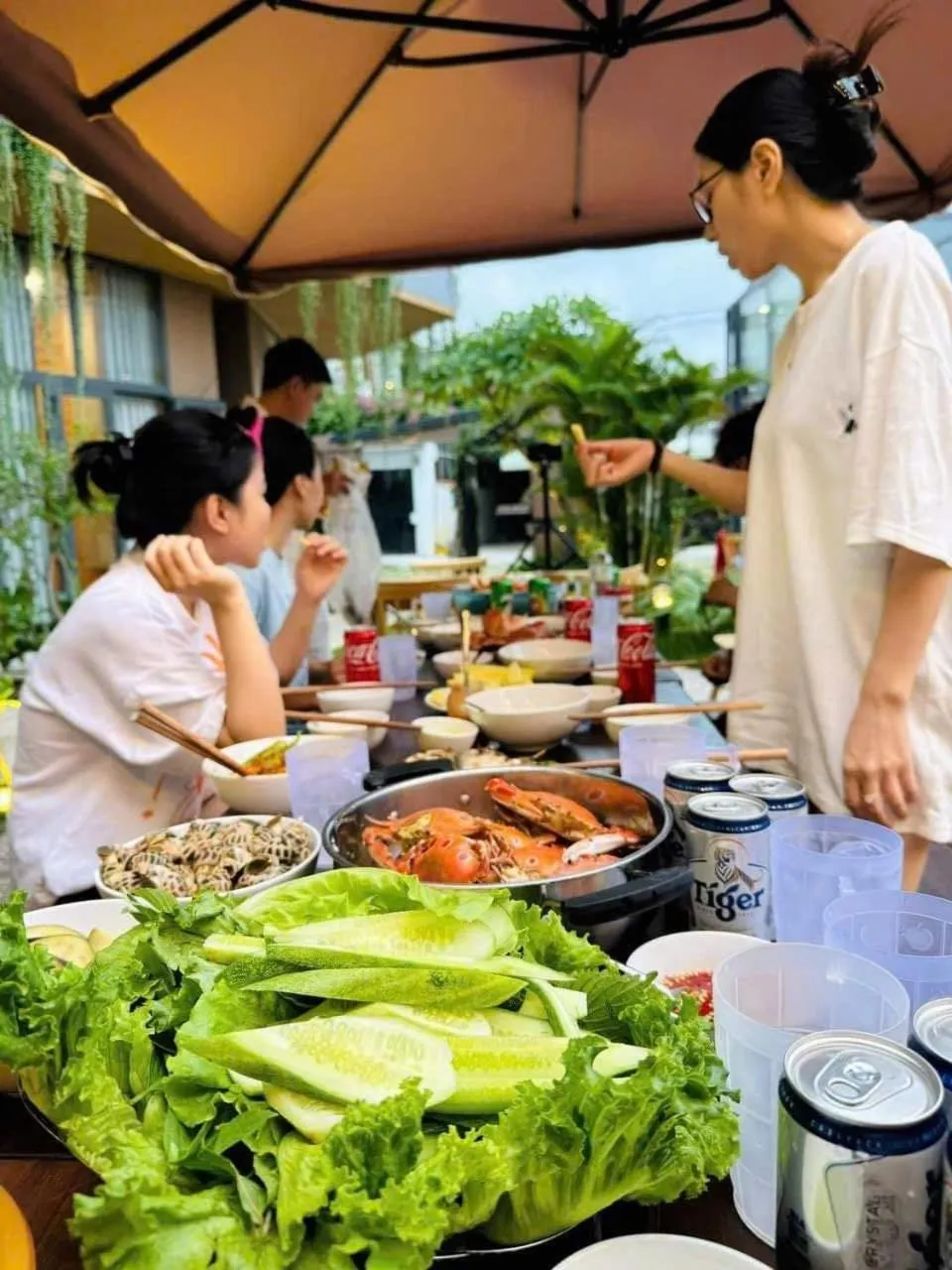 Balcony/Terrace in Vanilla Ho Tram Homestay