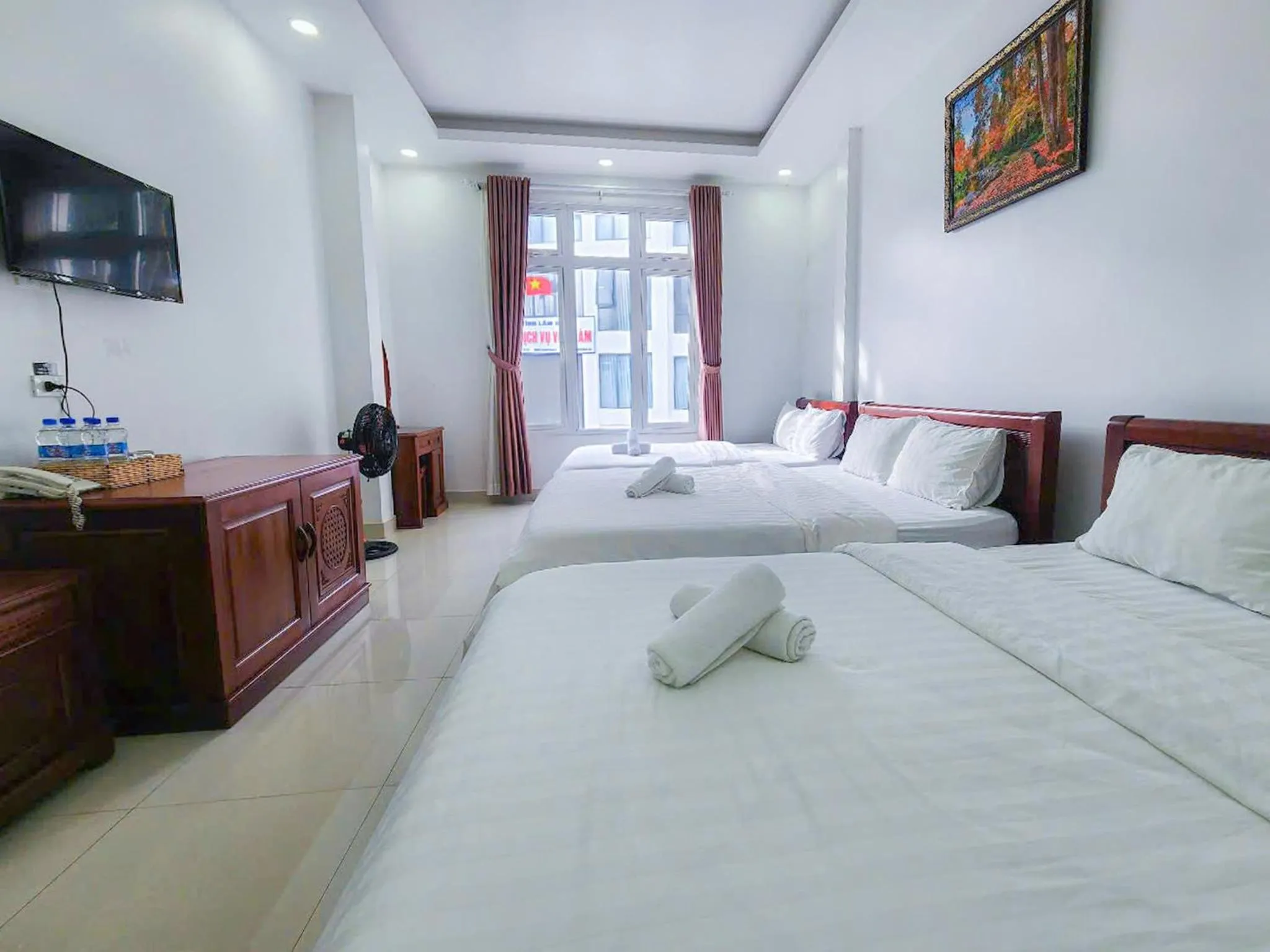 Bed in H-Long Dalat Hotel - Ngay Trung Tâm