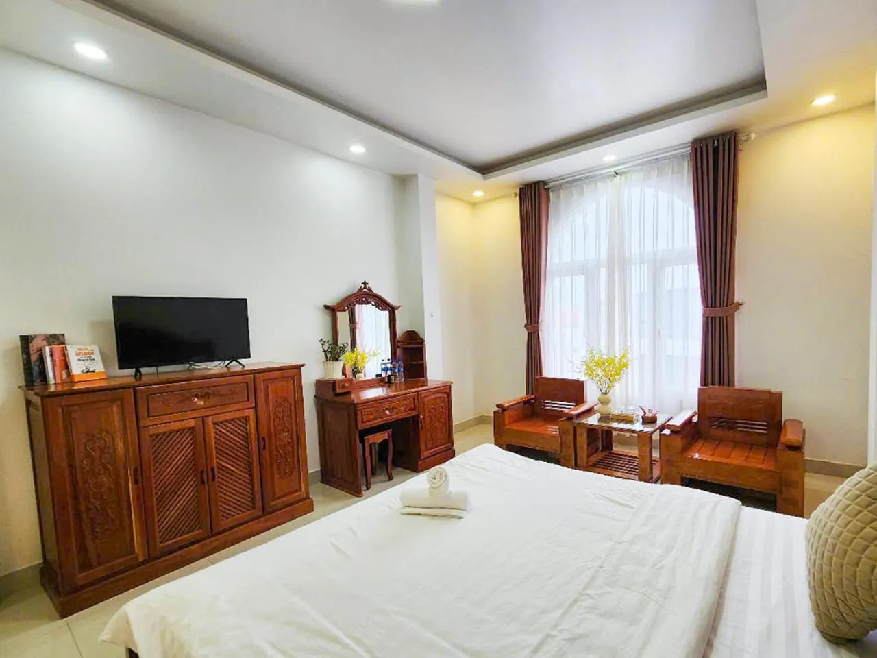 Bed in H-Long Dalat Hotel - Ngay Trung Tâm