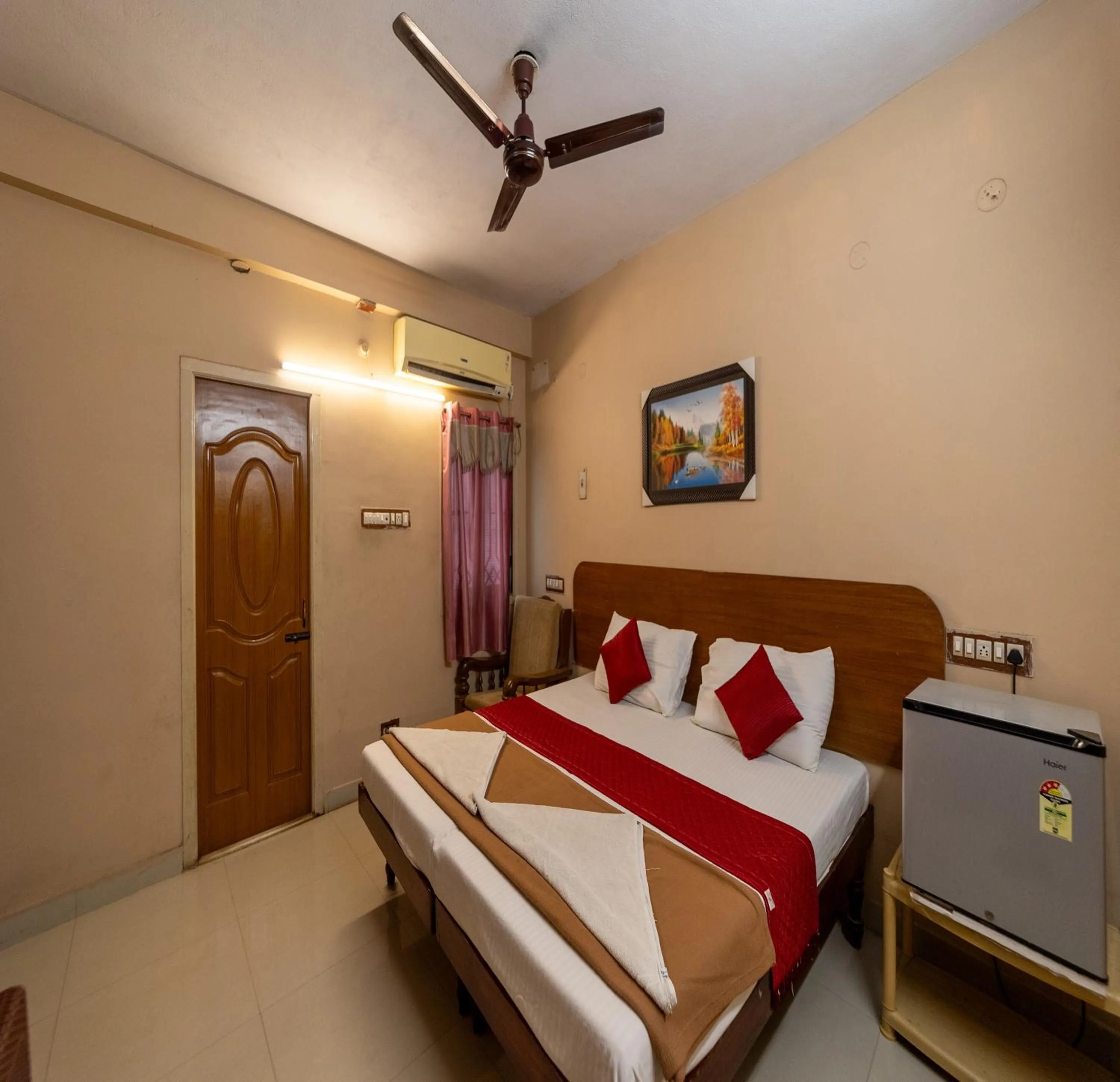 Bedroom, Bed in Nataraja Residency