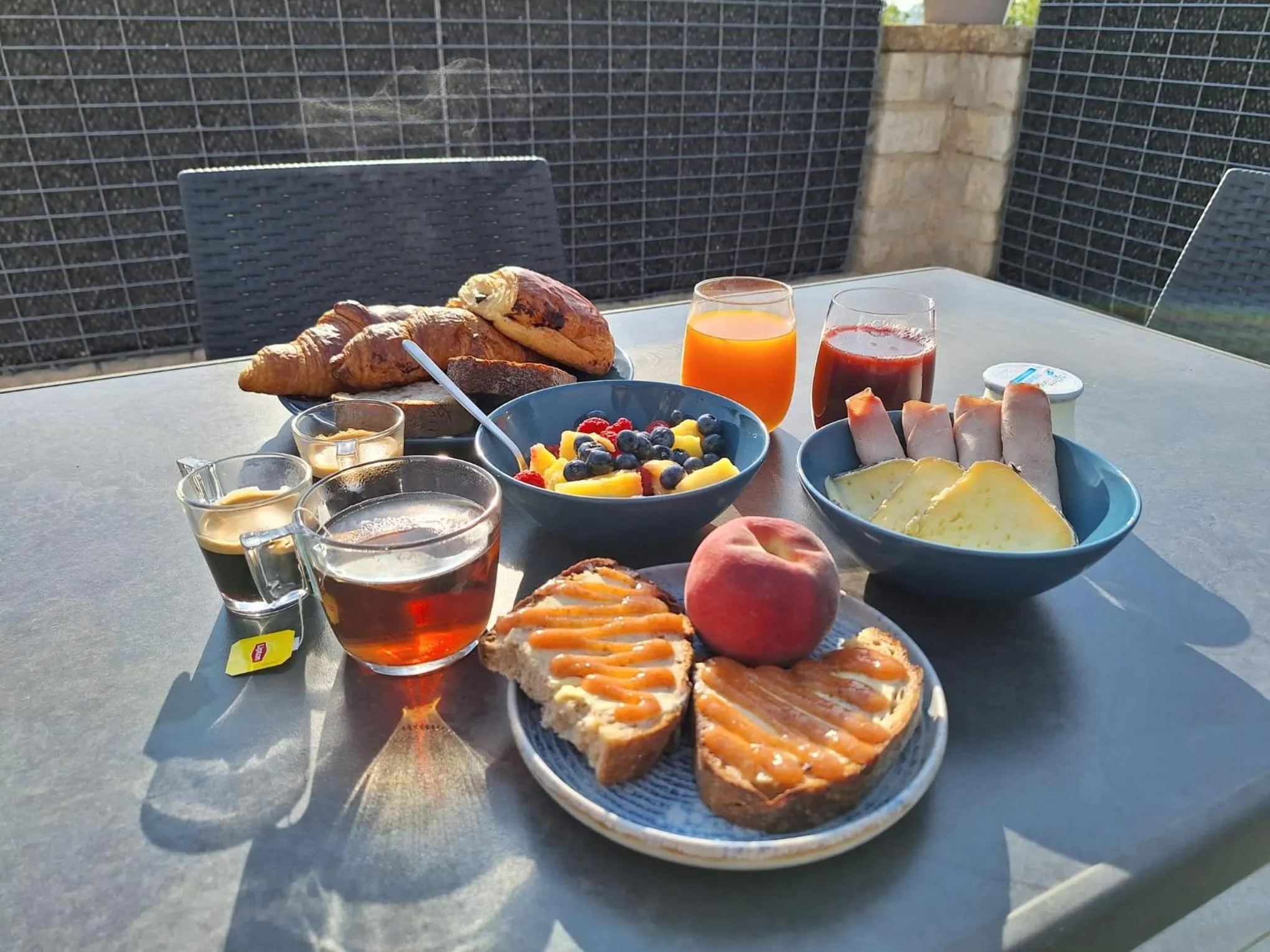 Breakfast in Domaine de la Mautanne