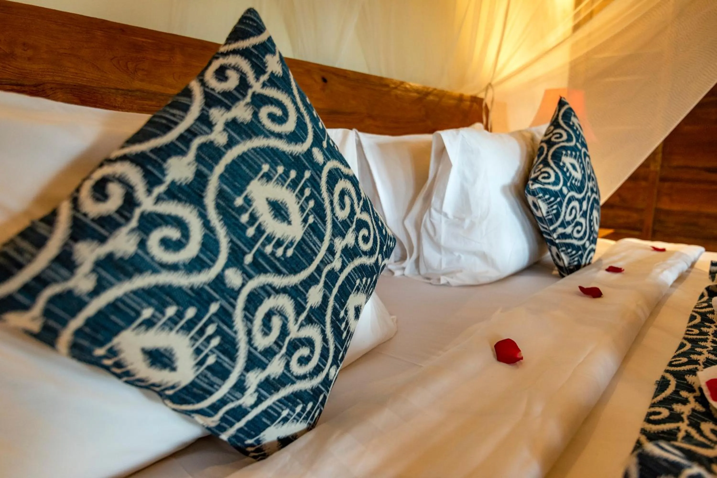 Bed in Taksu Sebatu Villa by Dhananjaya Hospitality