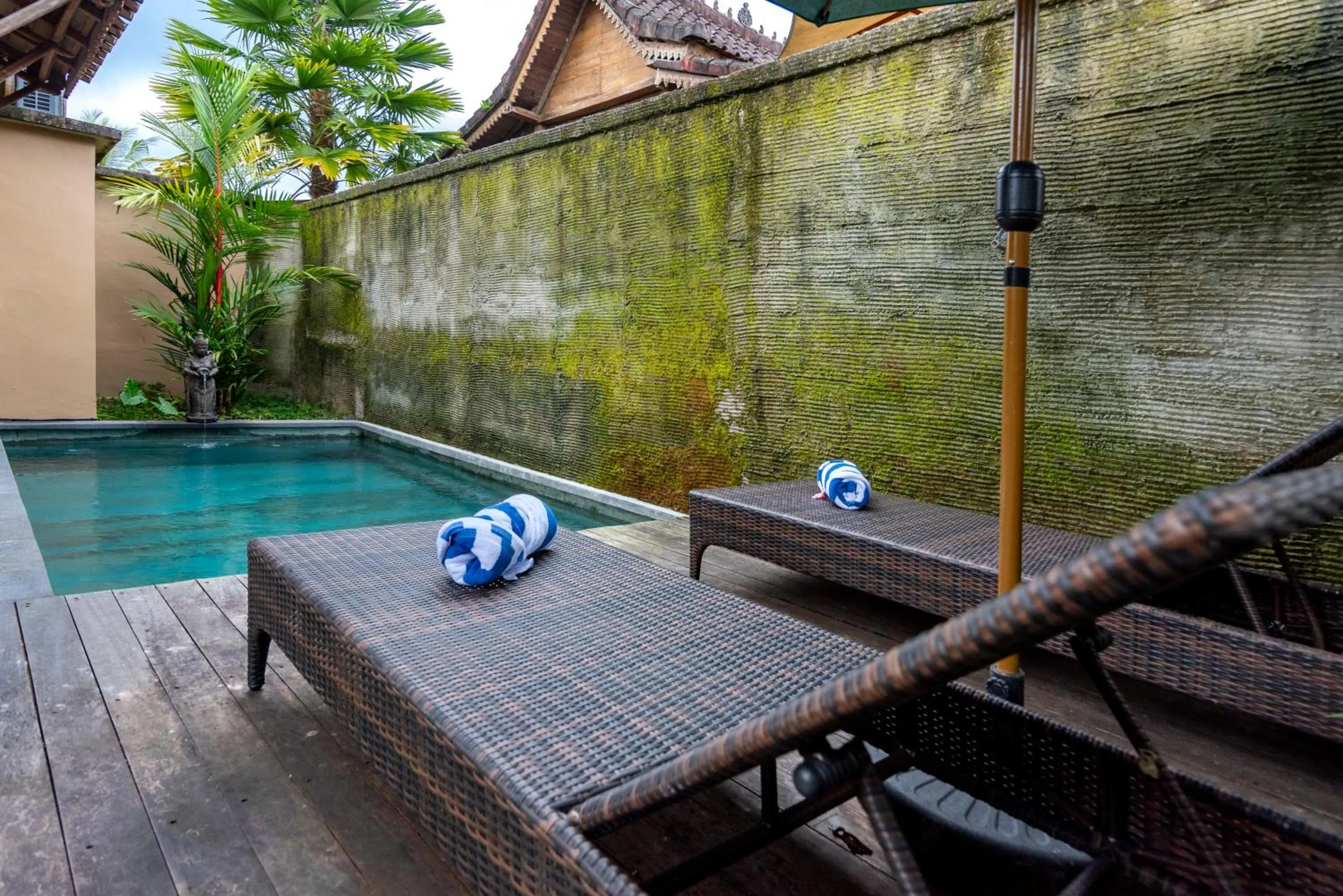 Pool view in Taksu Sebatu Villa by Dhananjaya Hospitality