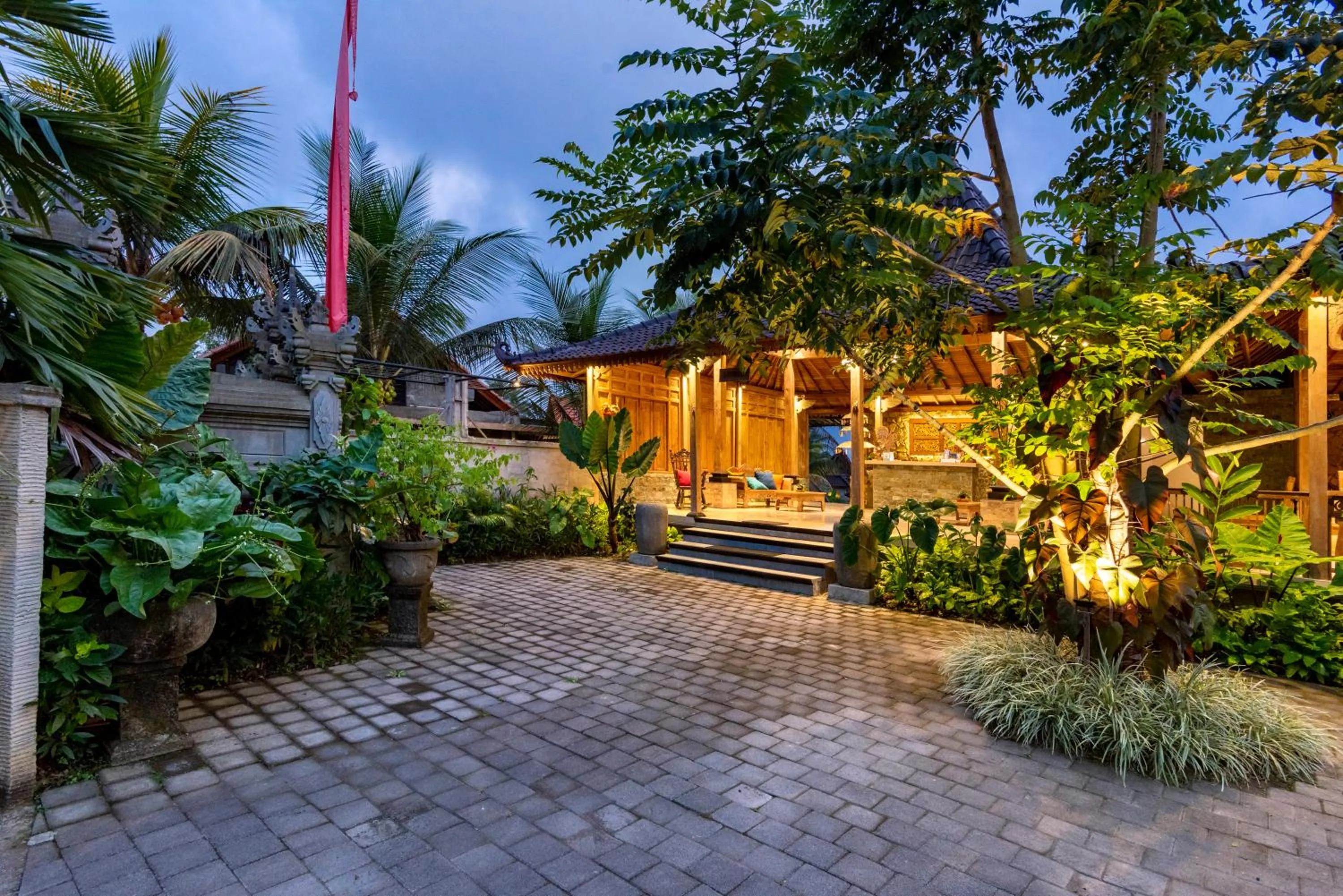 Lobby or reception in Taksu Sebatu Villa by Dhananjaya Hospitality