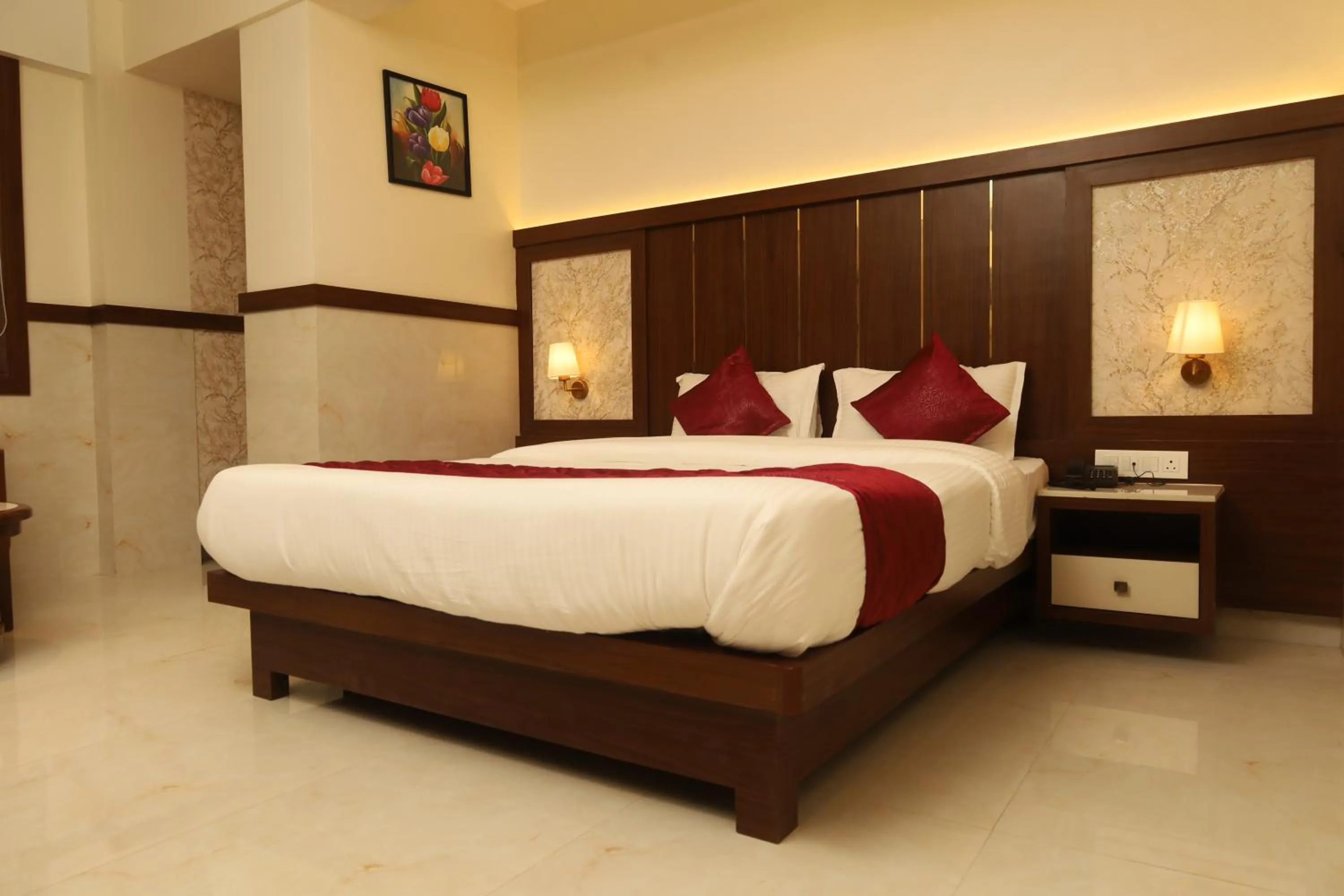 Bed in Hotel Prestige Residency
