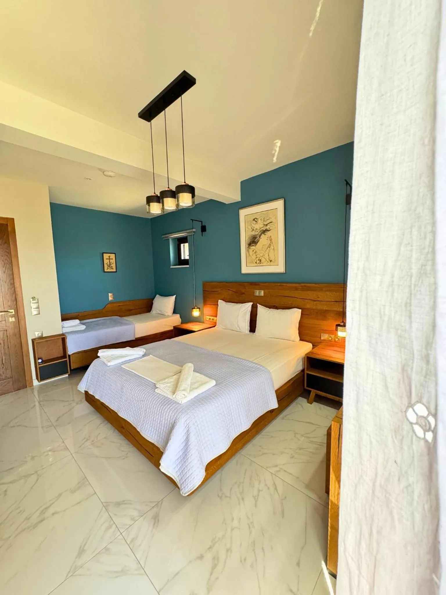 Bed in Armenopetra View Gerolimenas