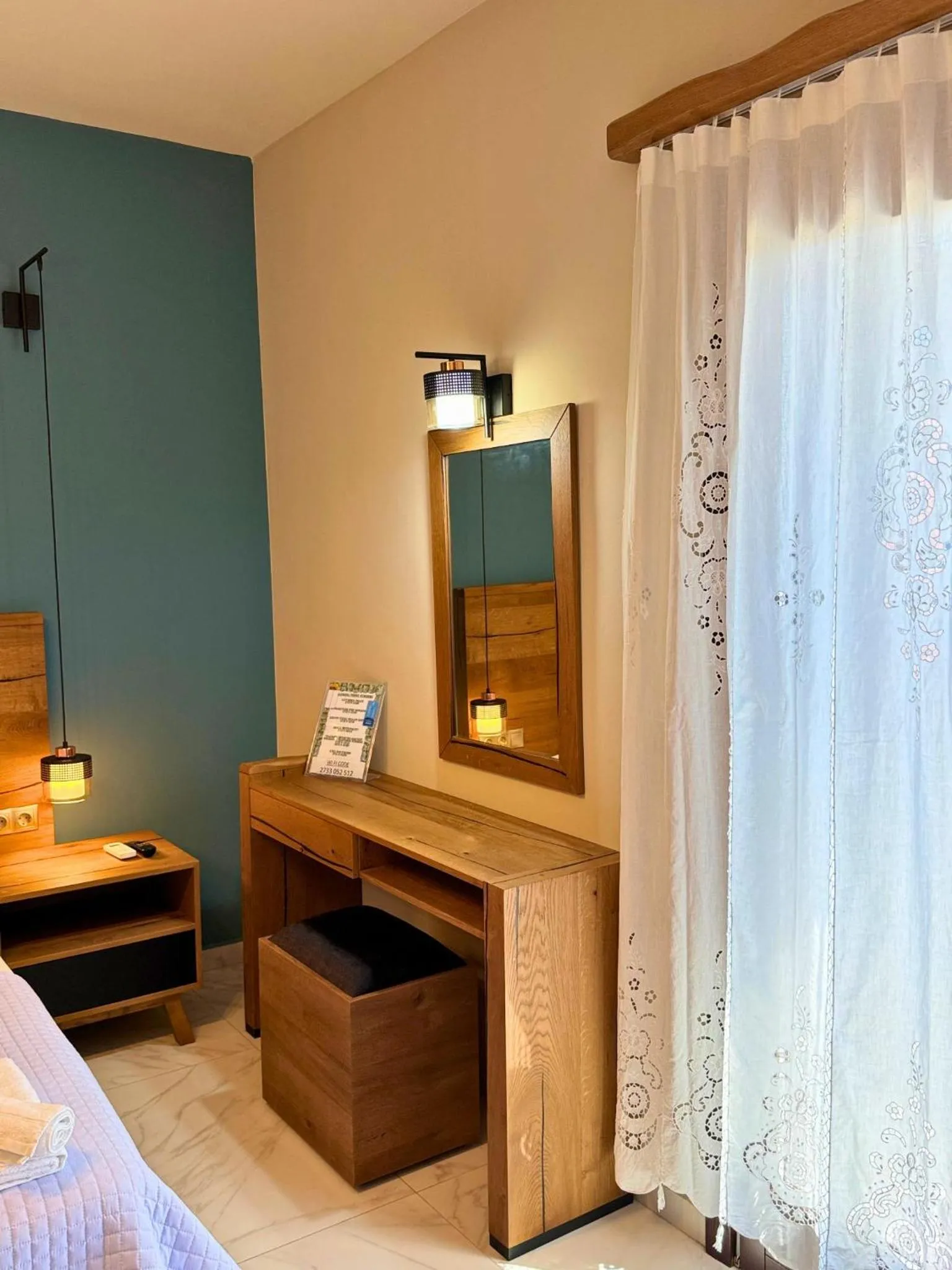 Bed in Armenopetra View Gerolimenas