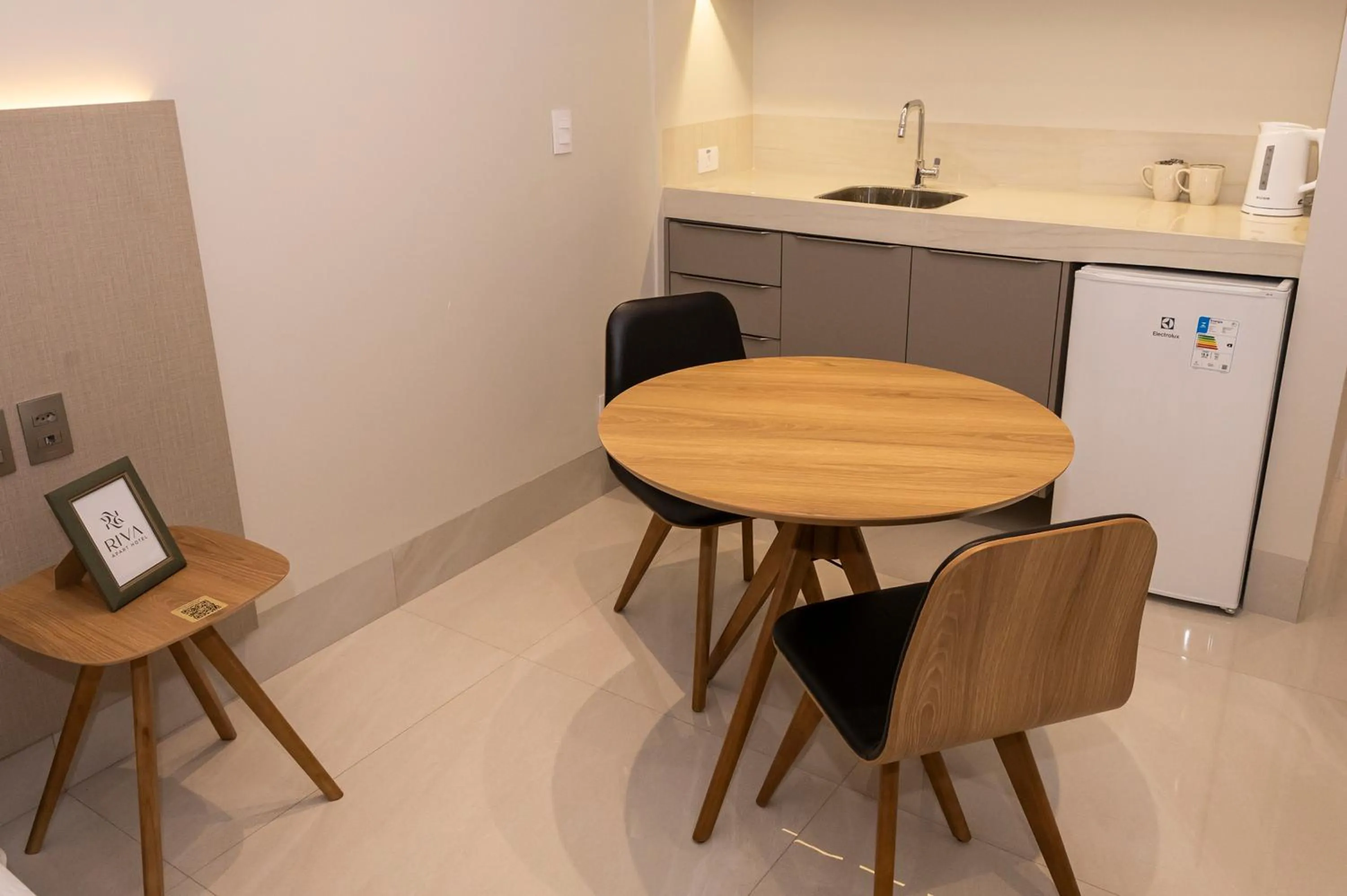 Kitchen or kitchenette in Riva Apart Hotel