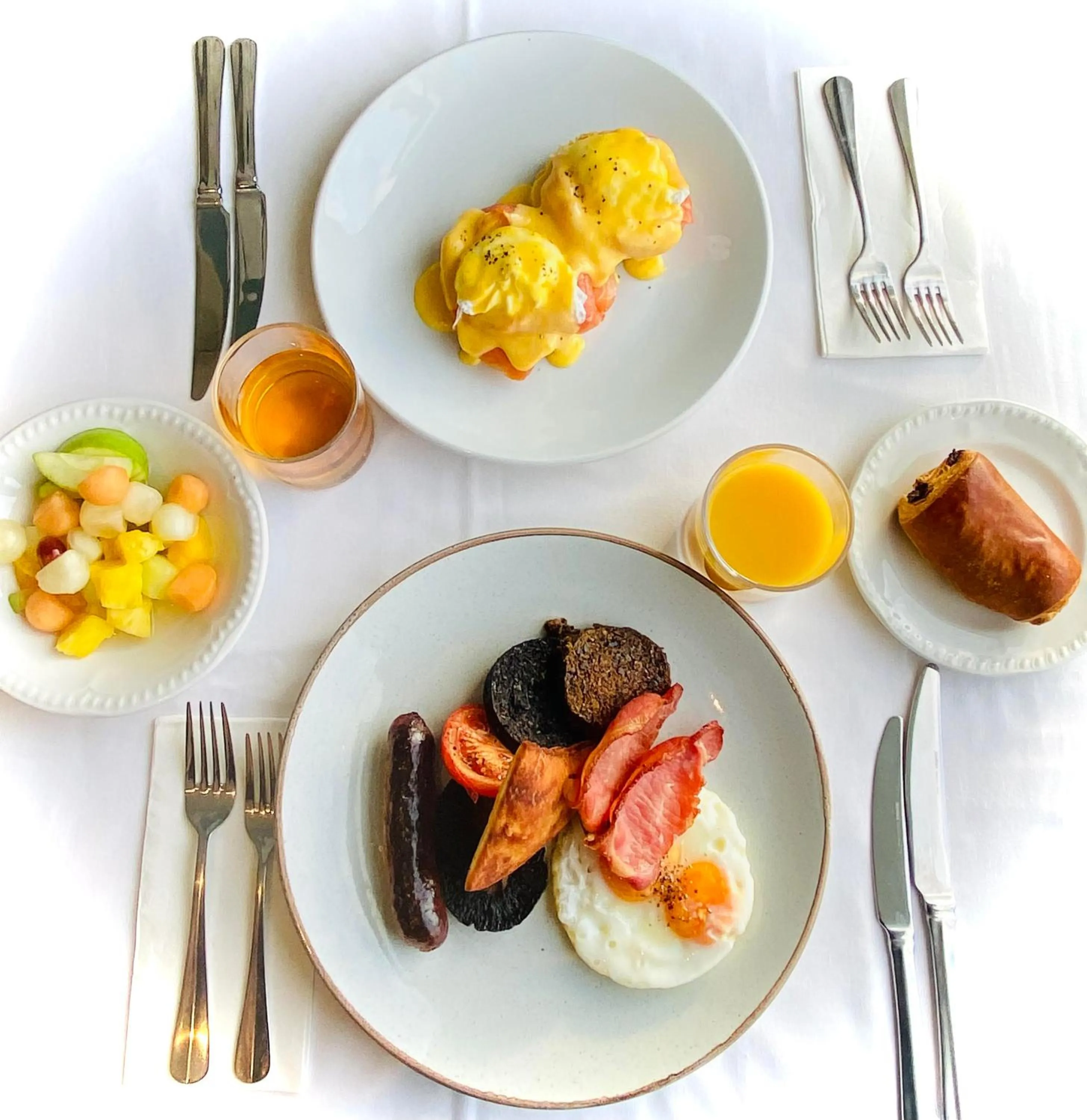 Food and drinks in Balmacara Hotel